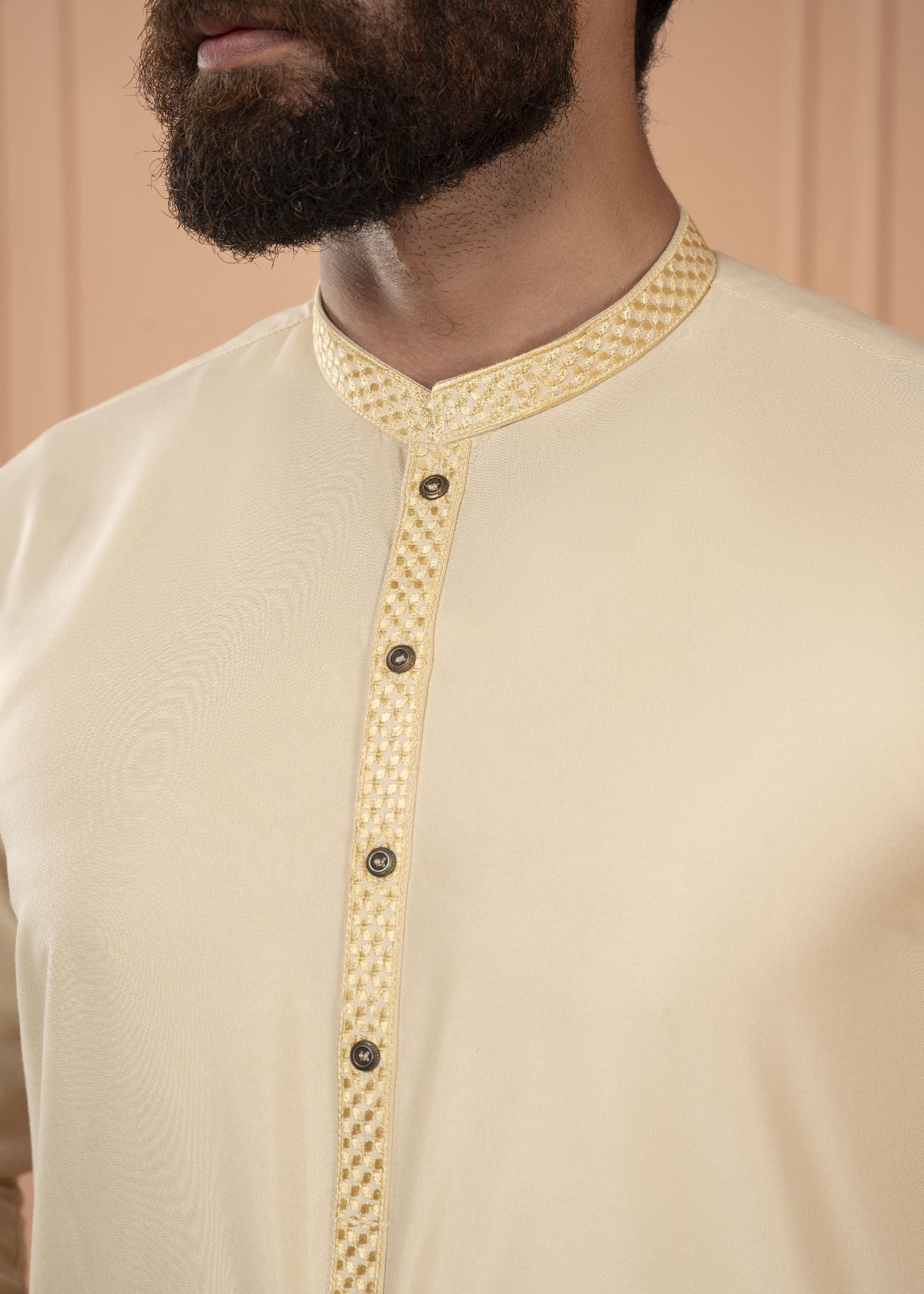 wash & wear Kurta in Lemon
