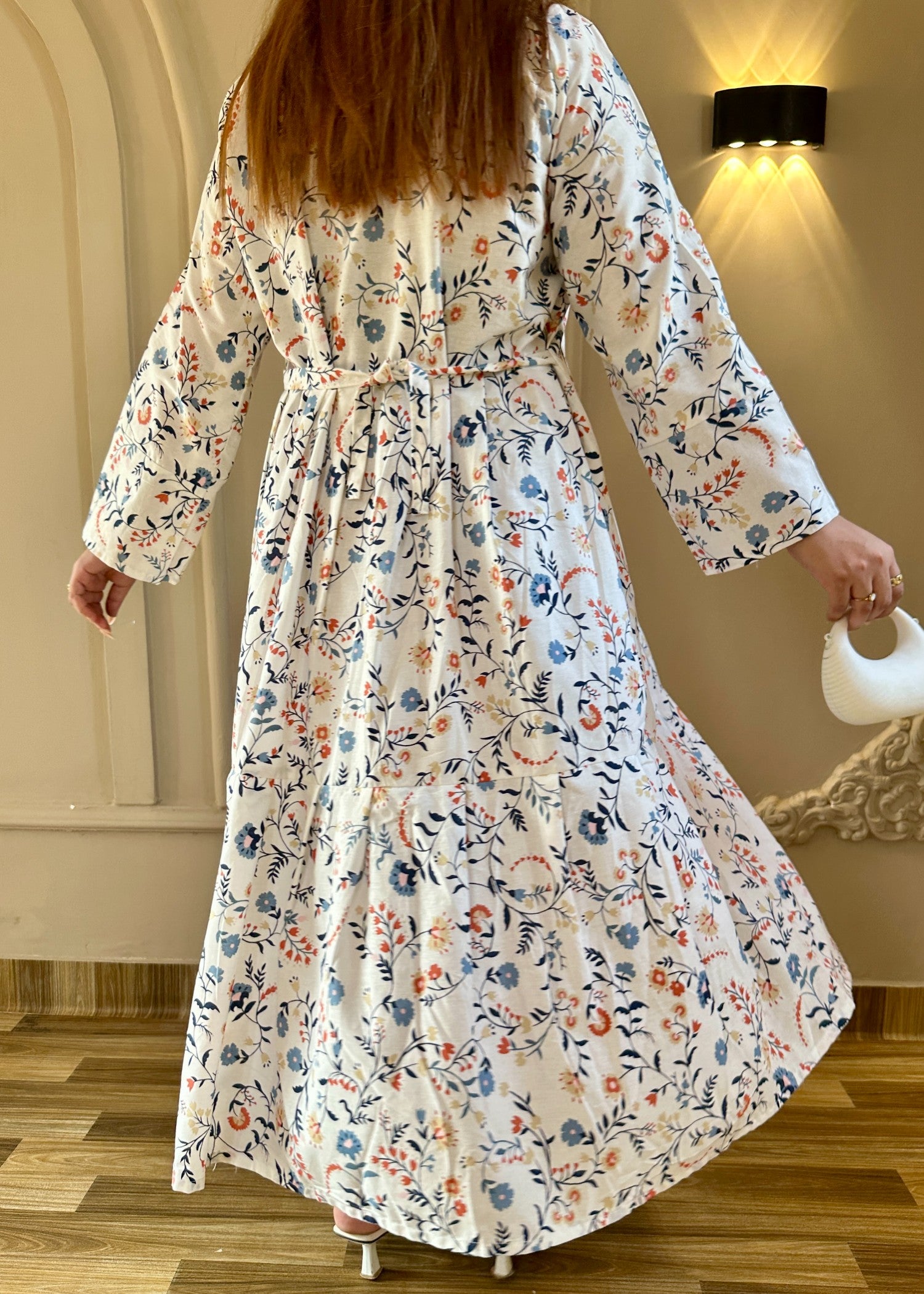 cotton Dress in White