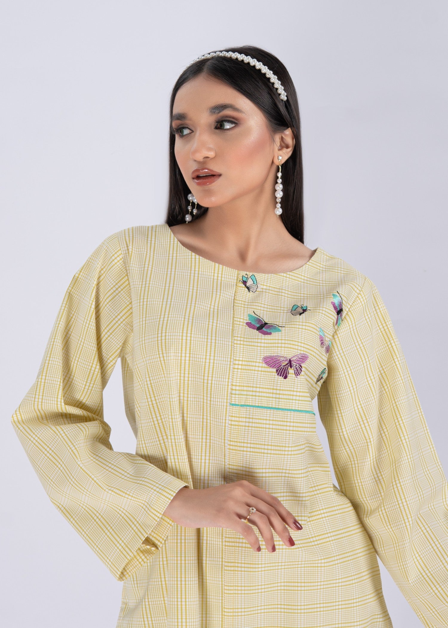 cambric Co Ord Sets in Key lime