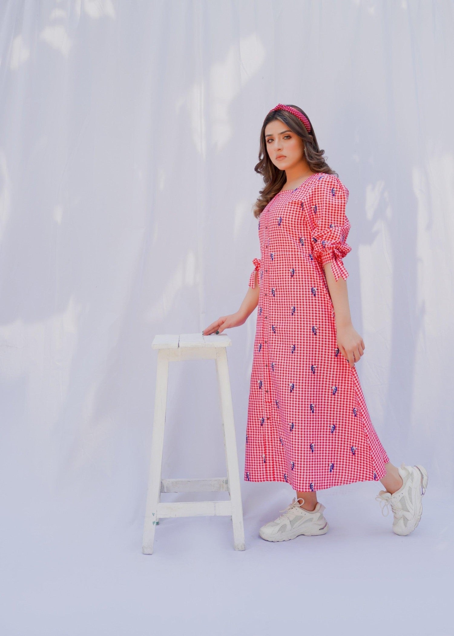 cotton Dress in Pink