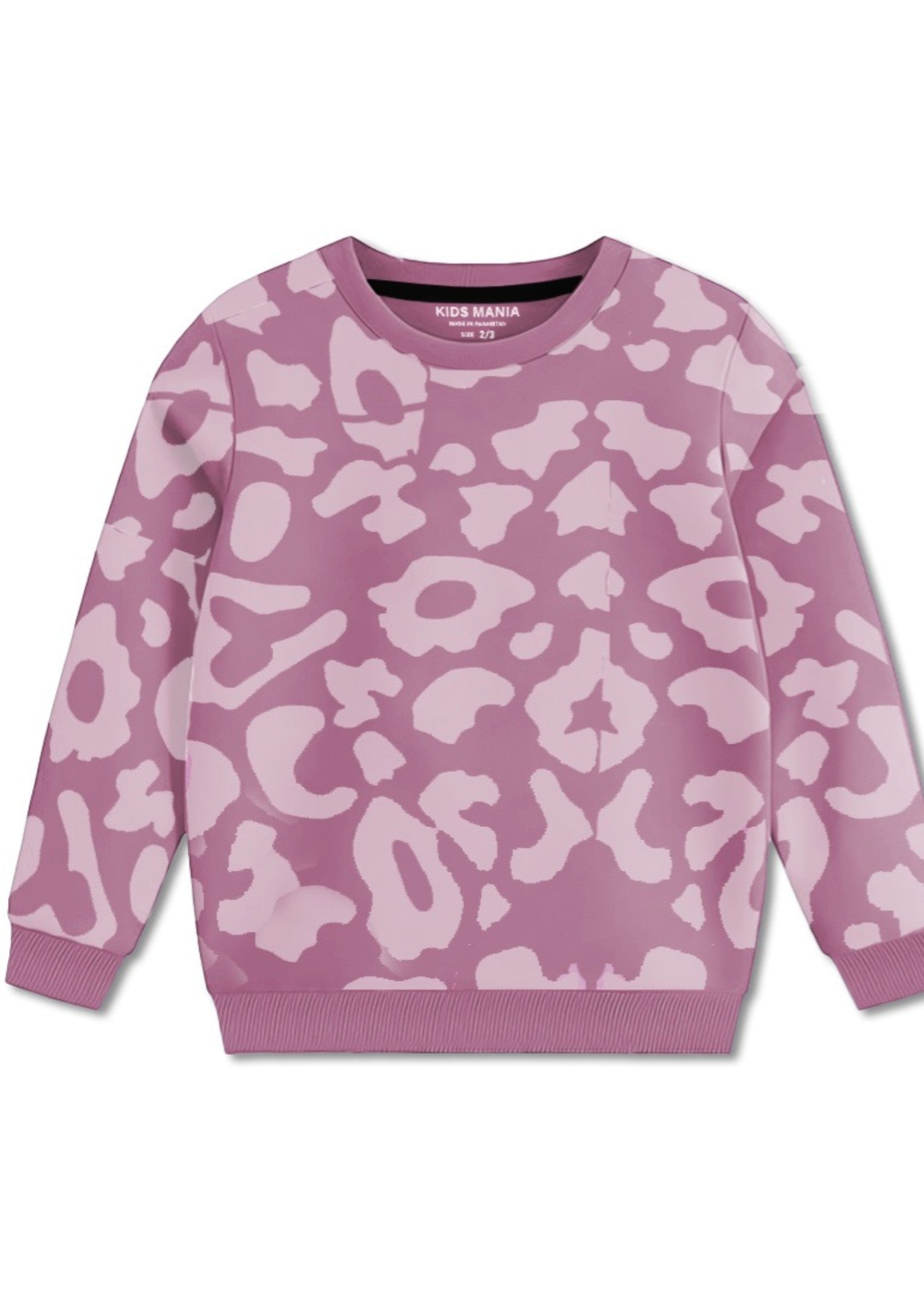 fleece Sweatshirt in Blush pink