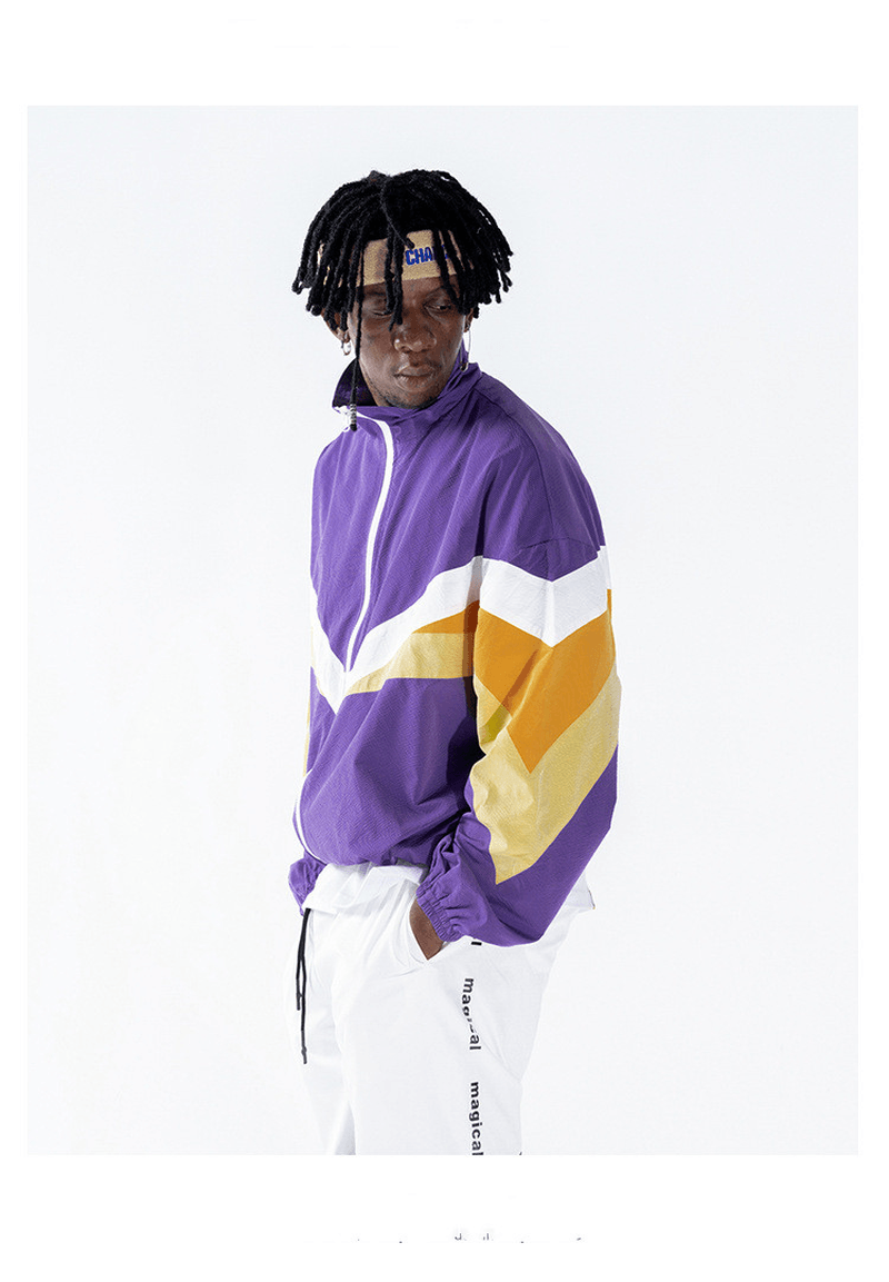 Fashion plus Size Youth Retro Style Jacket Men'S Sports Top