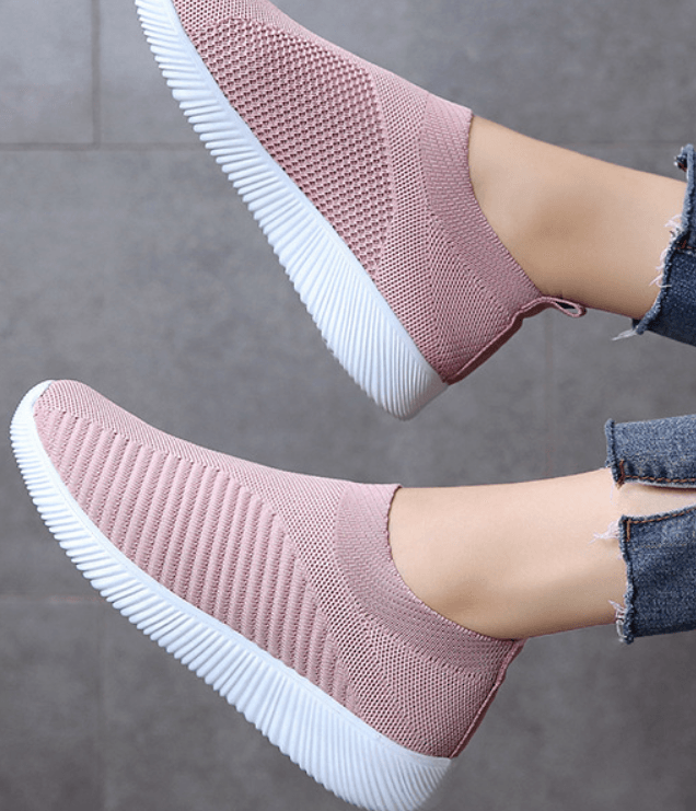 2021 winter new casual knitted socks shoes flat sports shoes