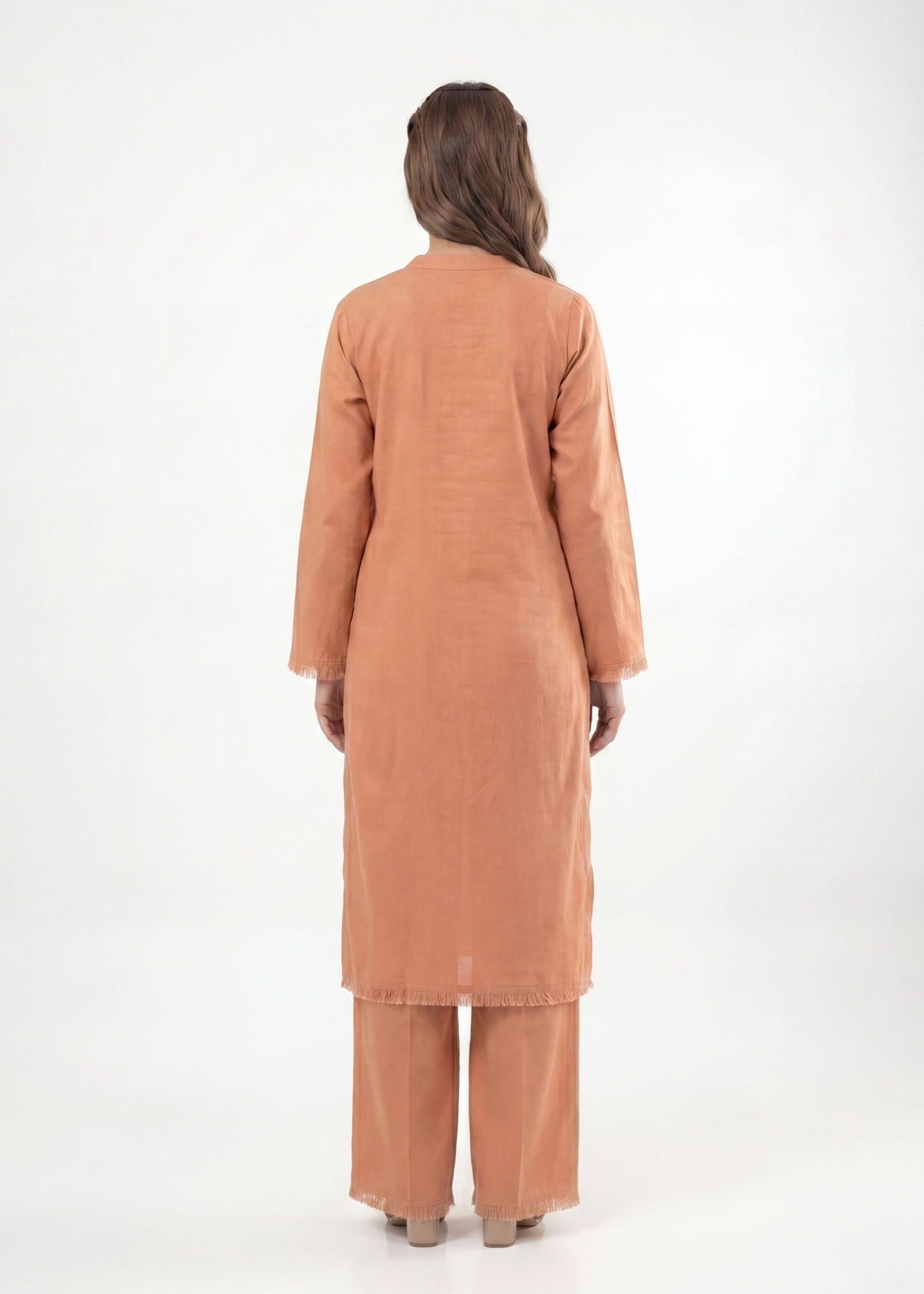 cotton Co Ord Sets in Desert orange