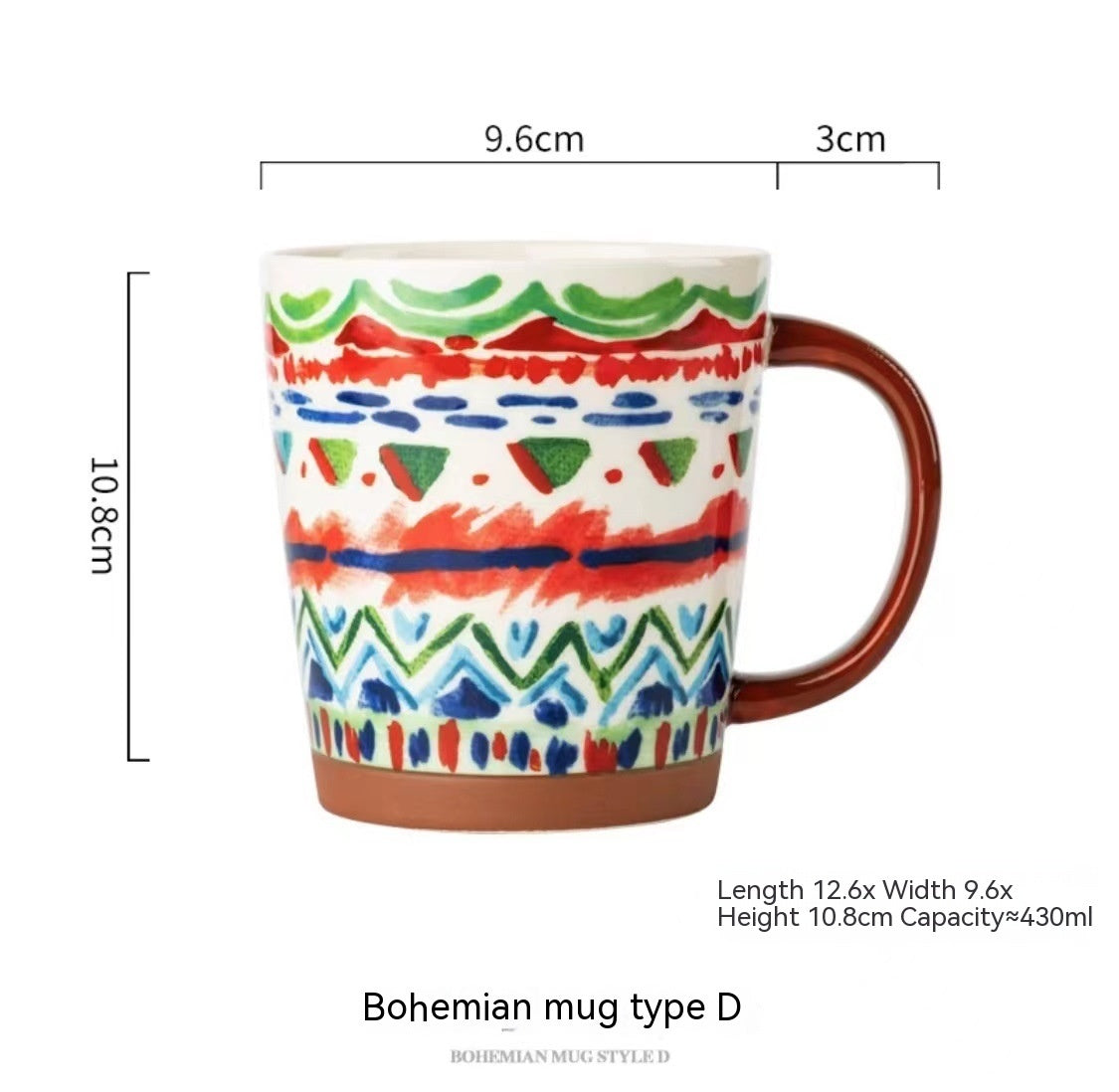 Household Hand-painted Graffiti Mug