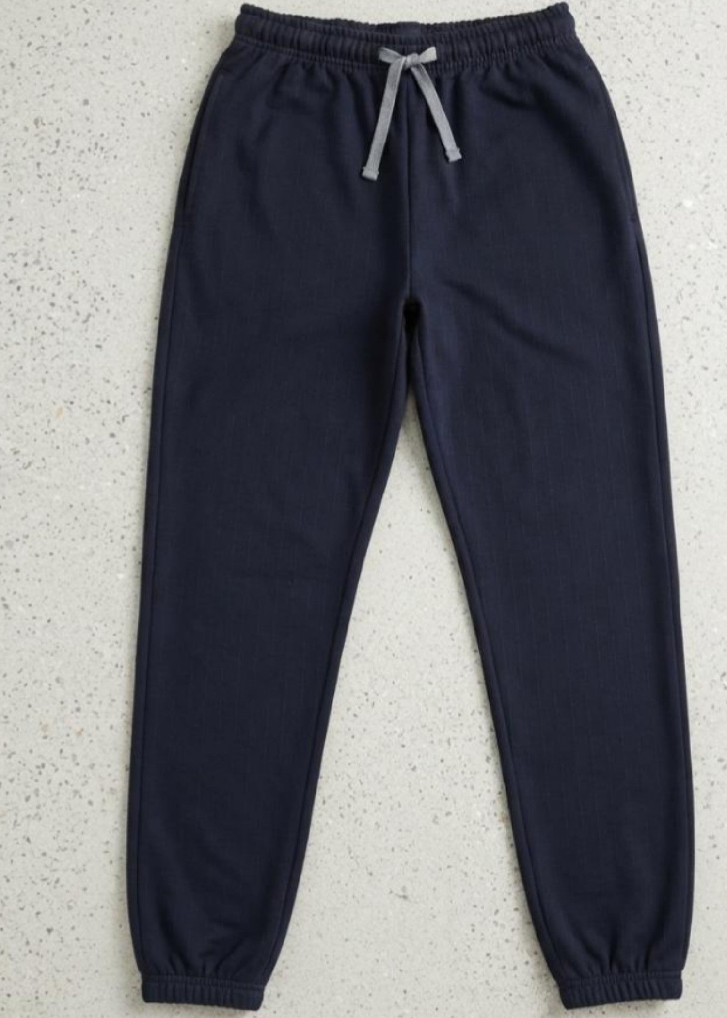 cotton jersey Trousers in Navy blue by Murafah