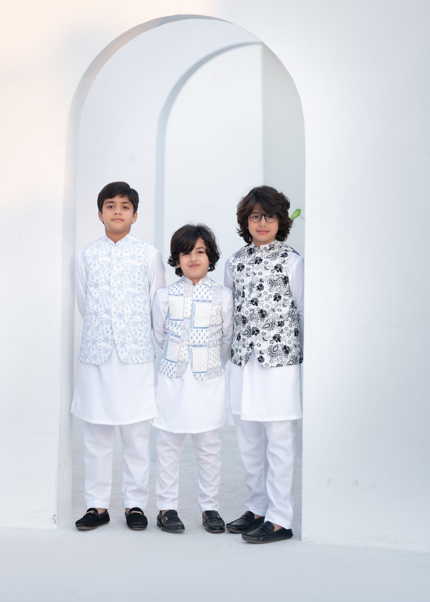 cotton Waistcoat in White
