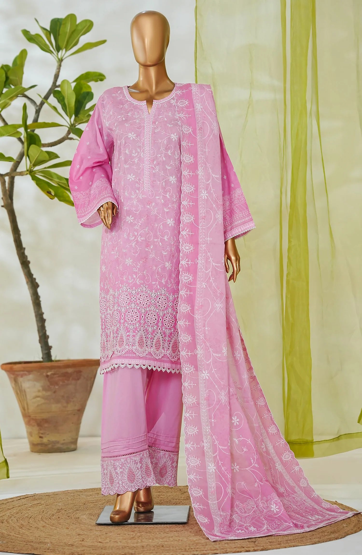 RTW White & White Embroidered Lawn – 11
