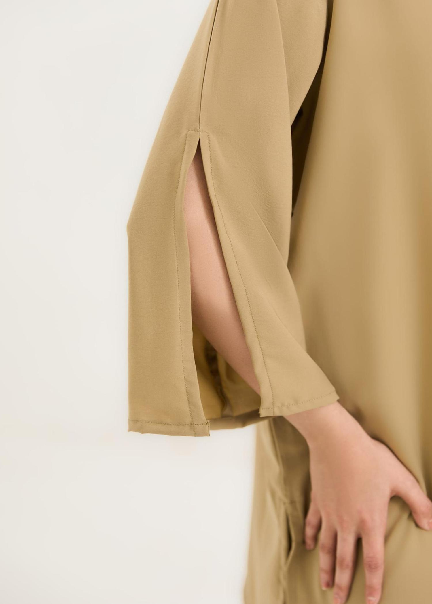 polycotton Co Ord Sets in Wheat, tan brown