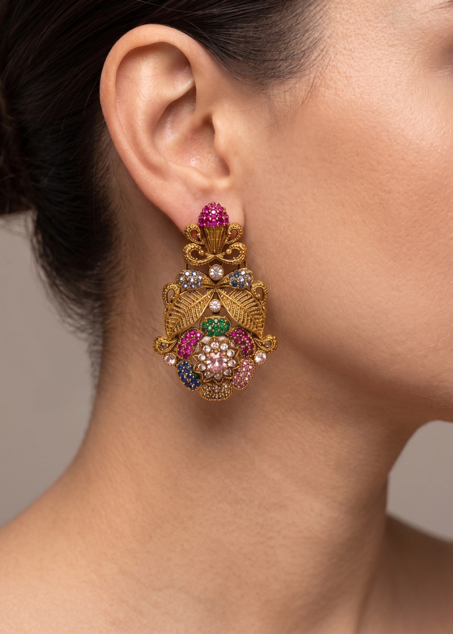 Earrings in Multi Color by - Trendy Women Earrings ZIU1508
