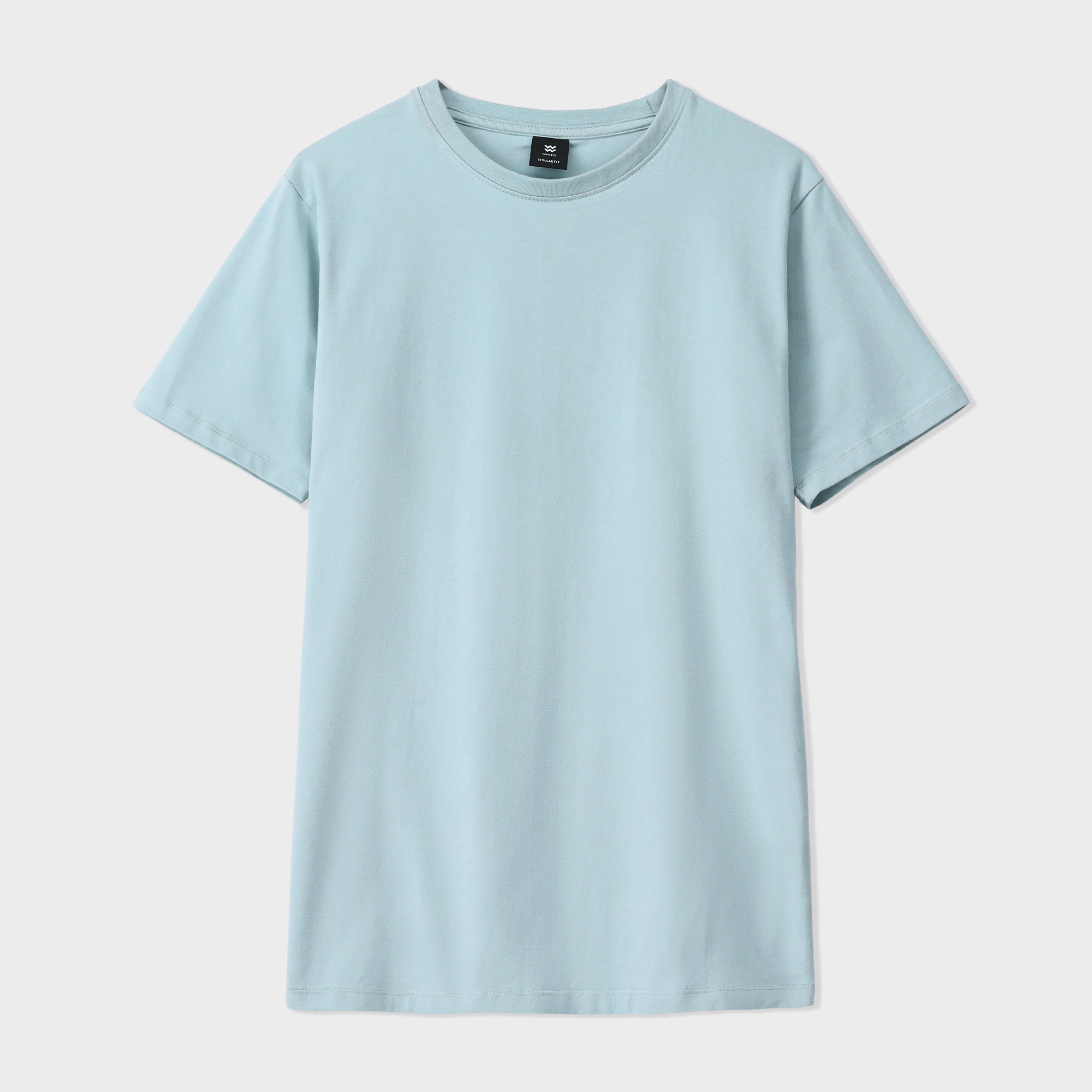 seersucker T Shirt in Pastel green