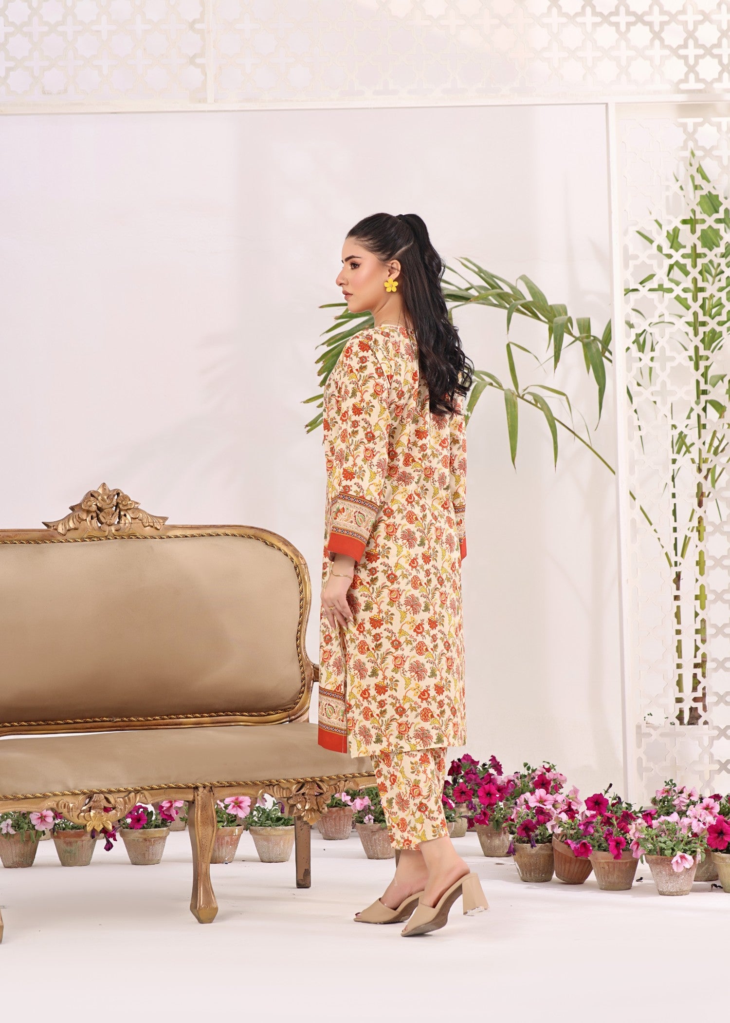 lawn Co Ord Sets in Beige