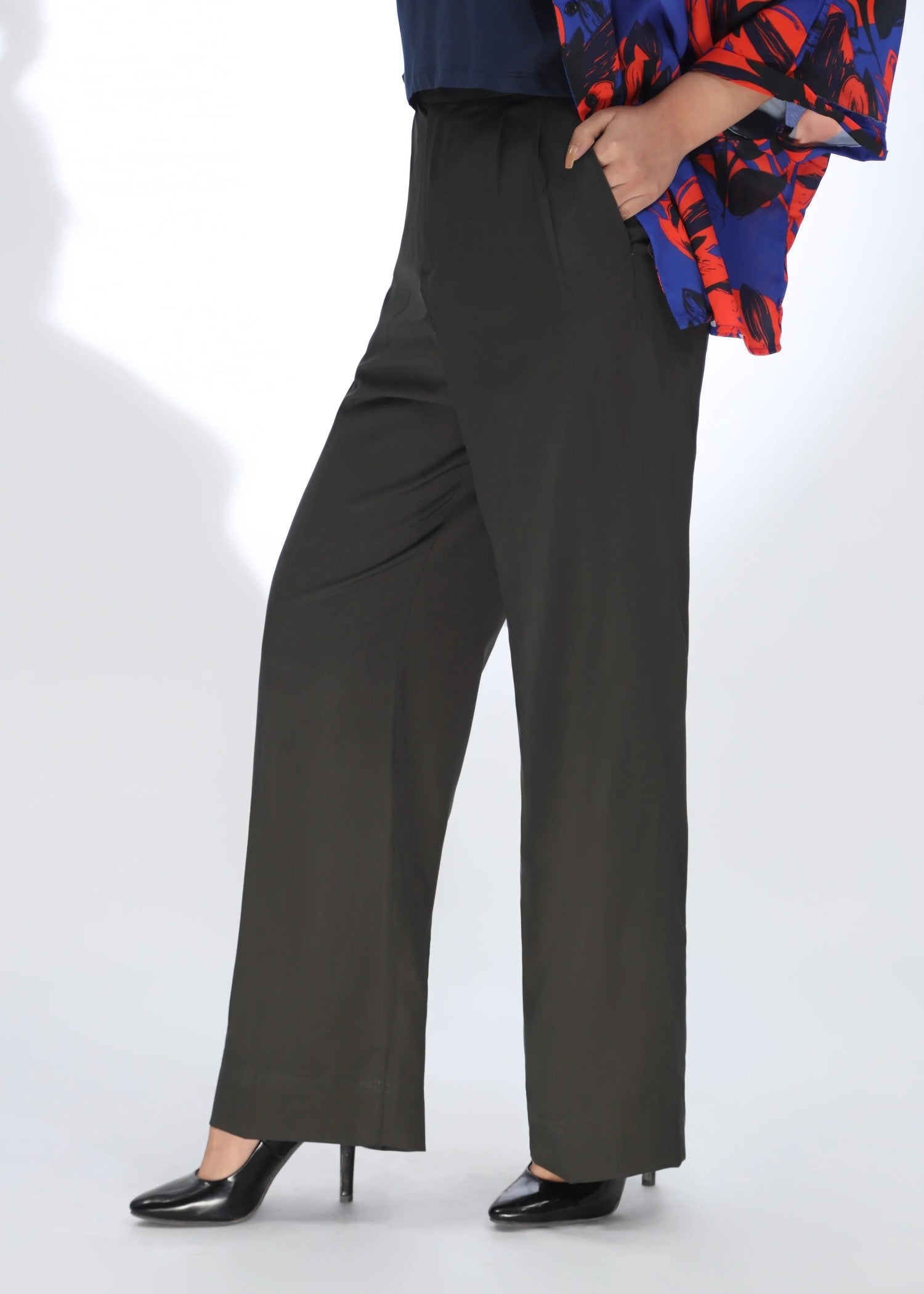 polycotton Pants in Olive green