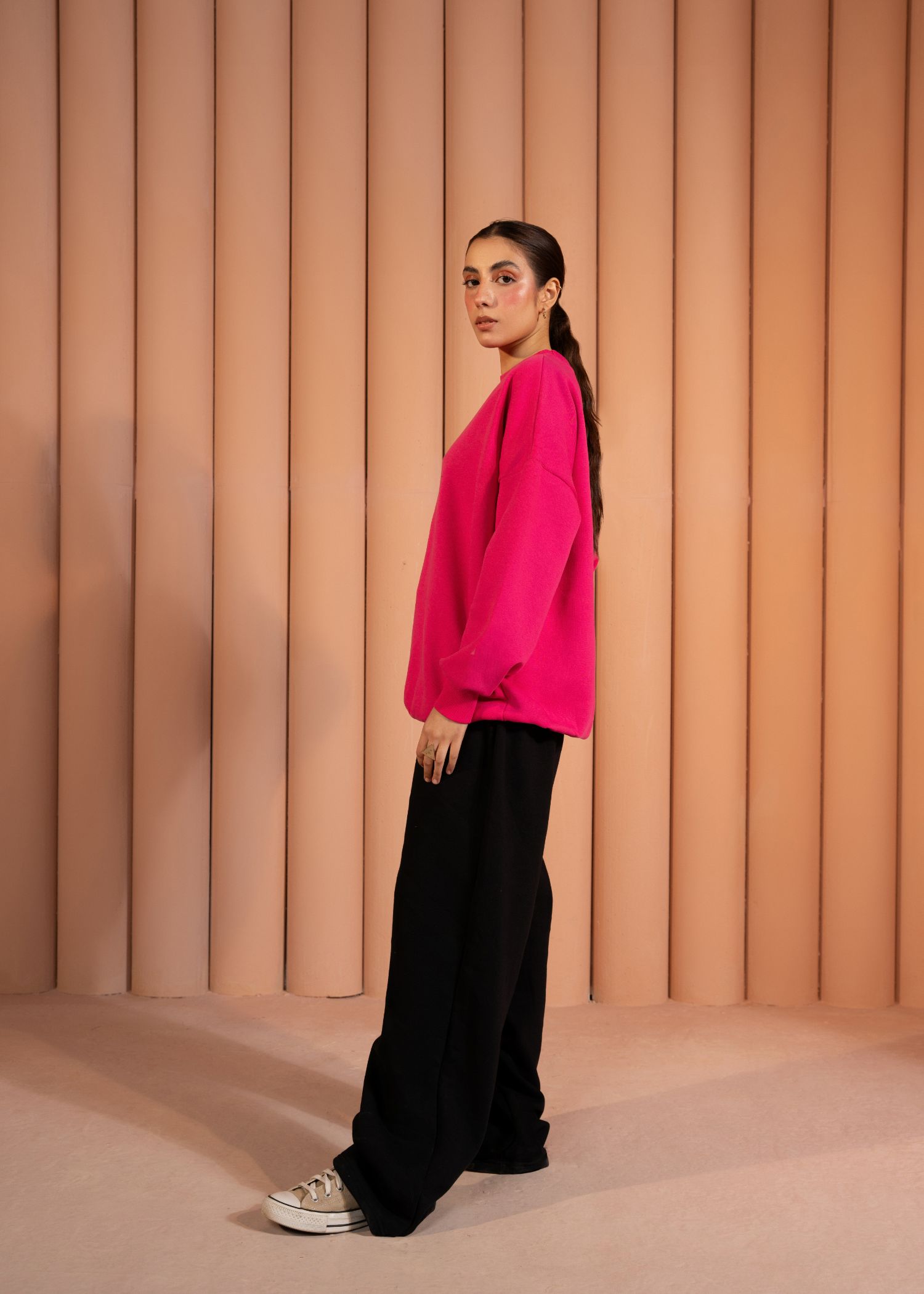 fleece Trousers in Black