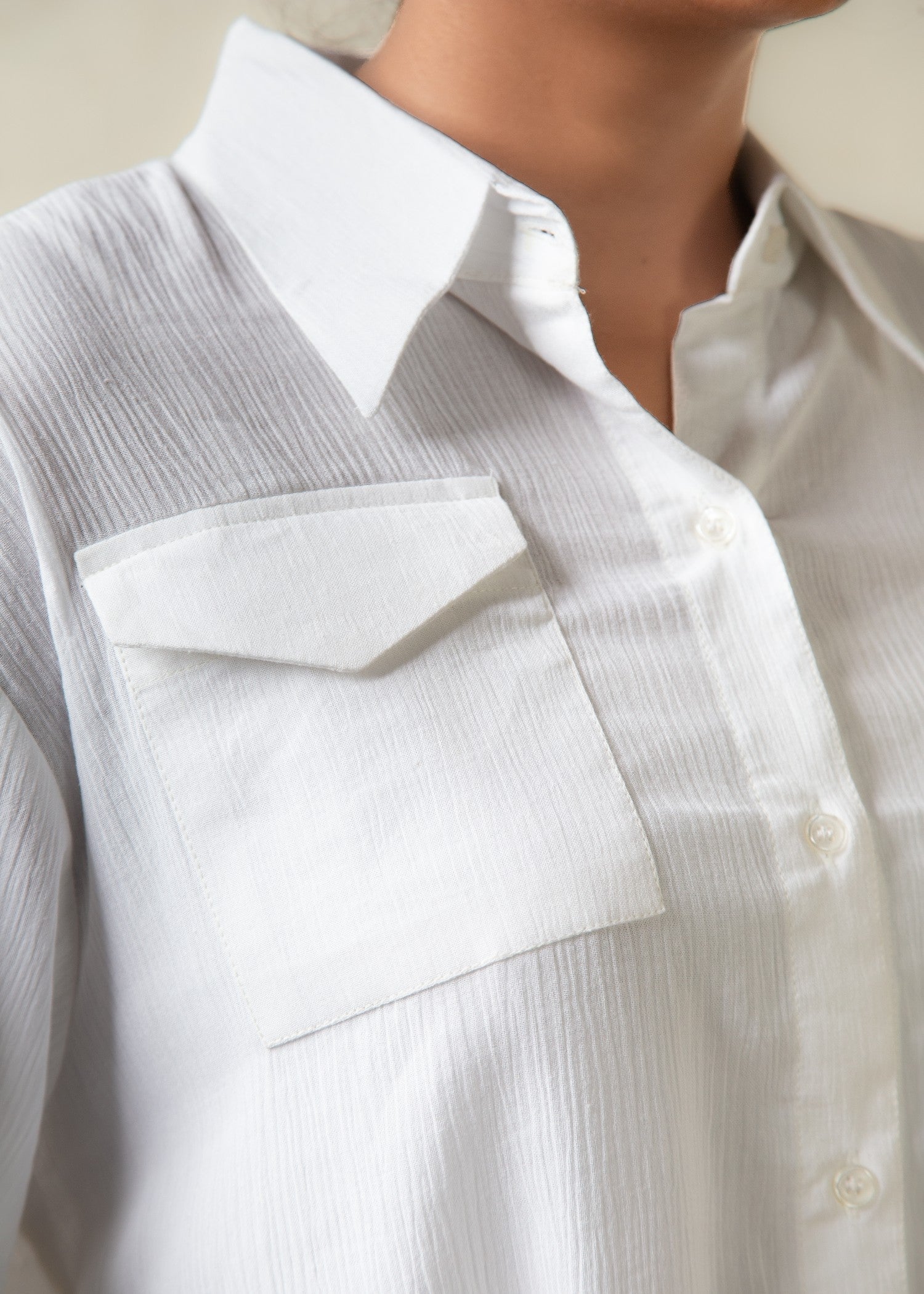 cotton linen Co Ord Sets in White