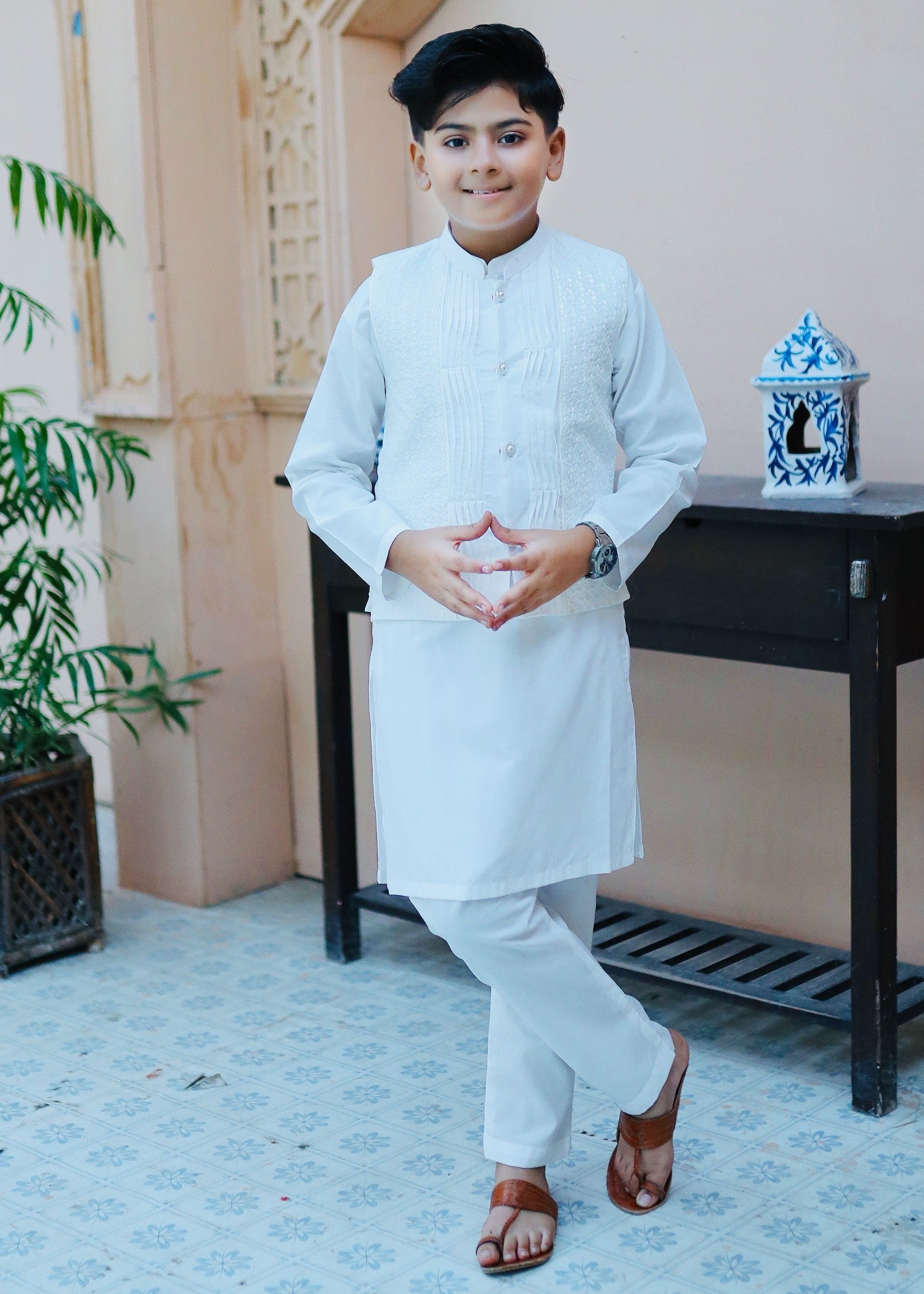 suiting Waistcoat in White
