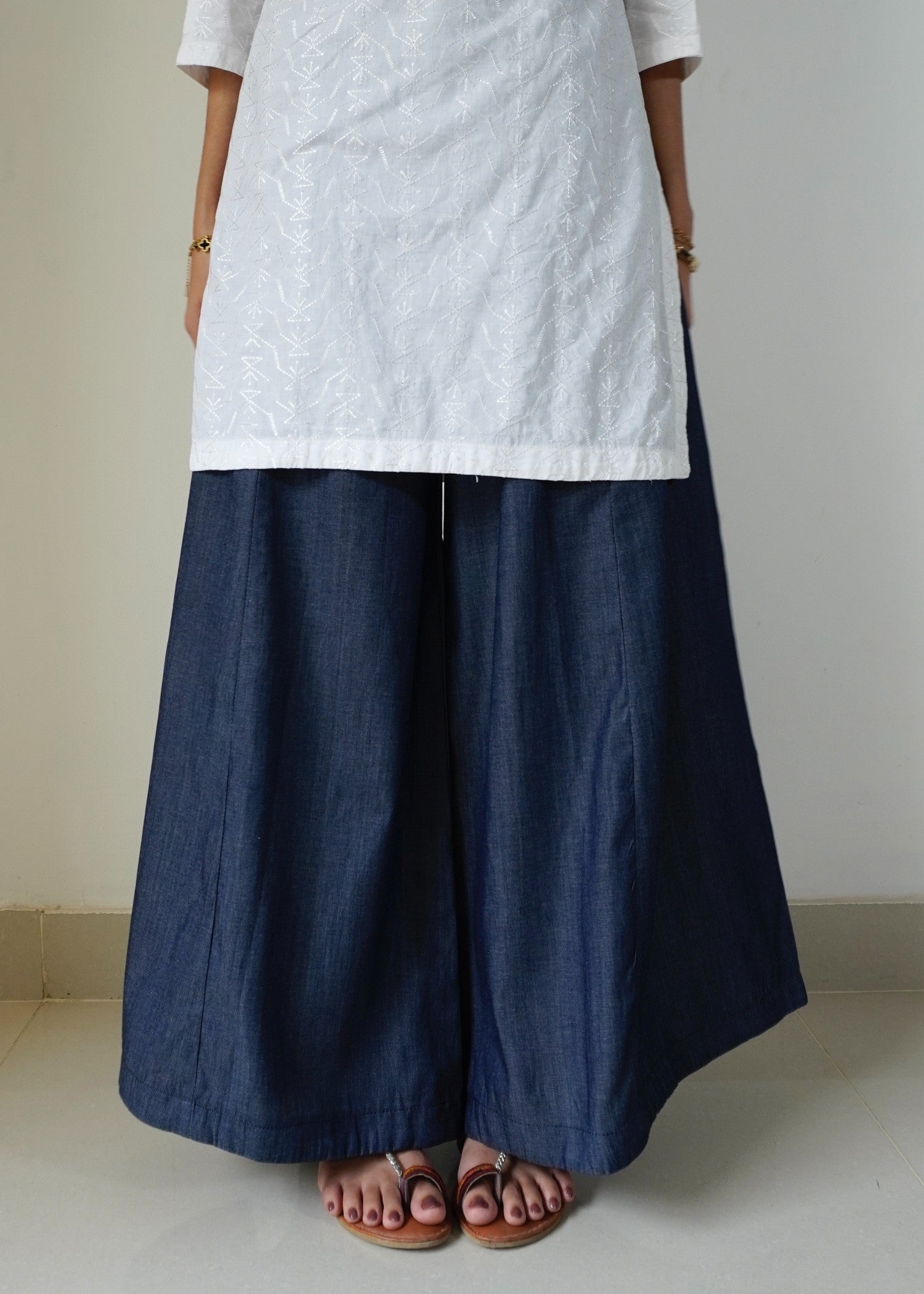 denim Trousers in Denim