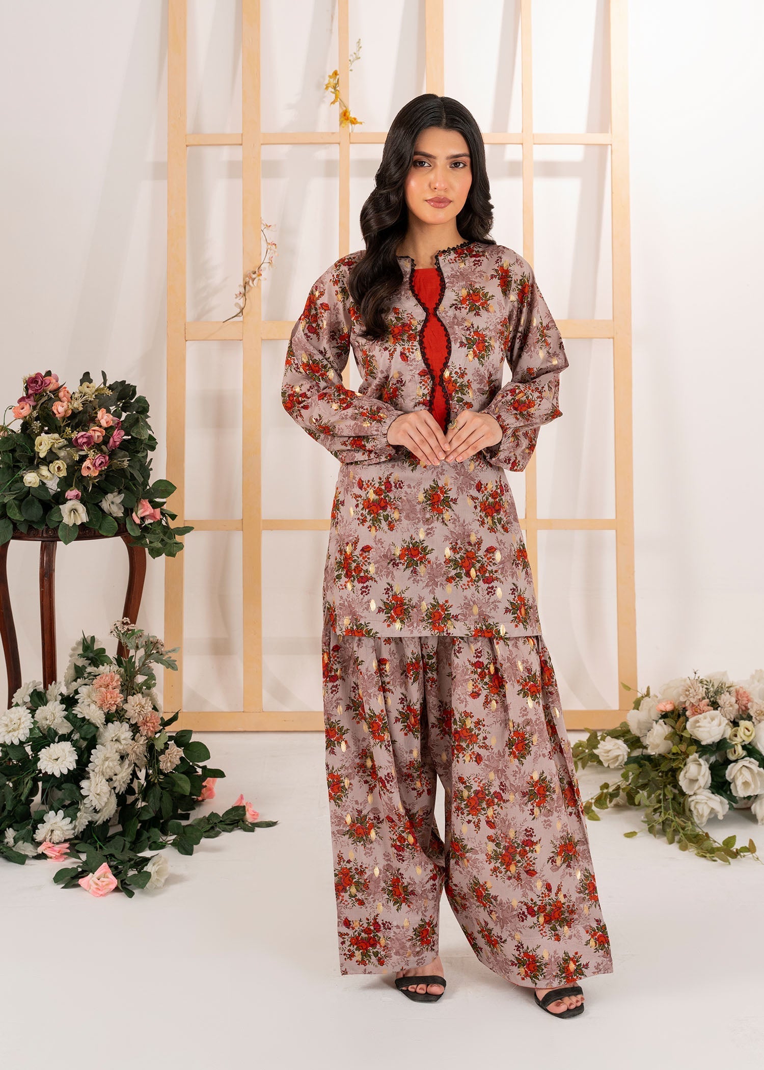lawn Co Ord Sets in Beige