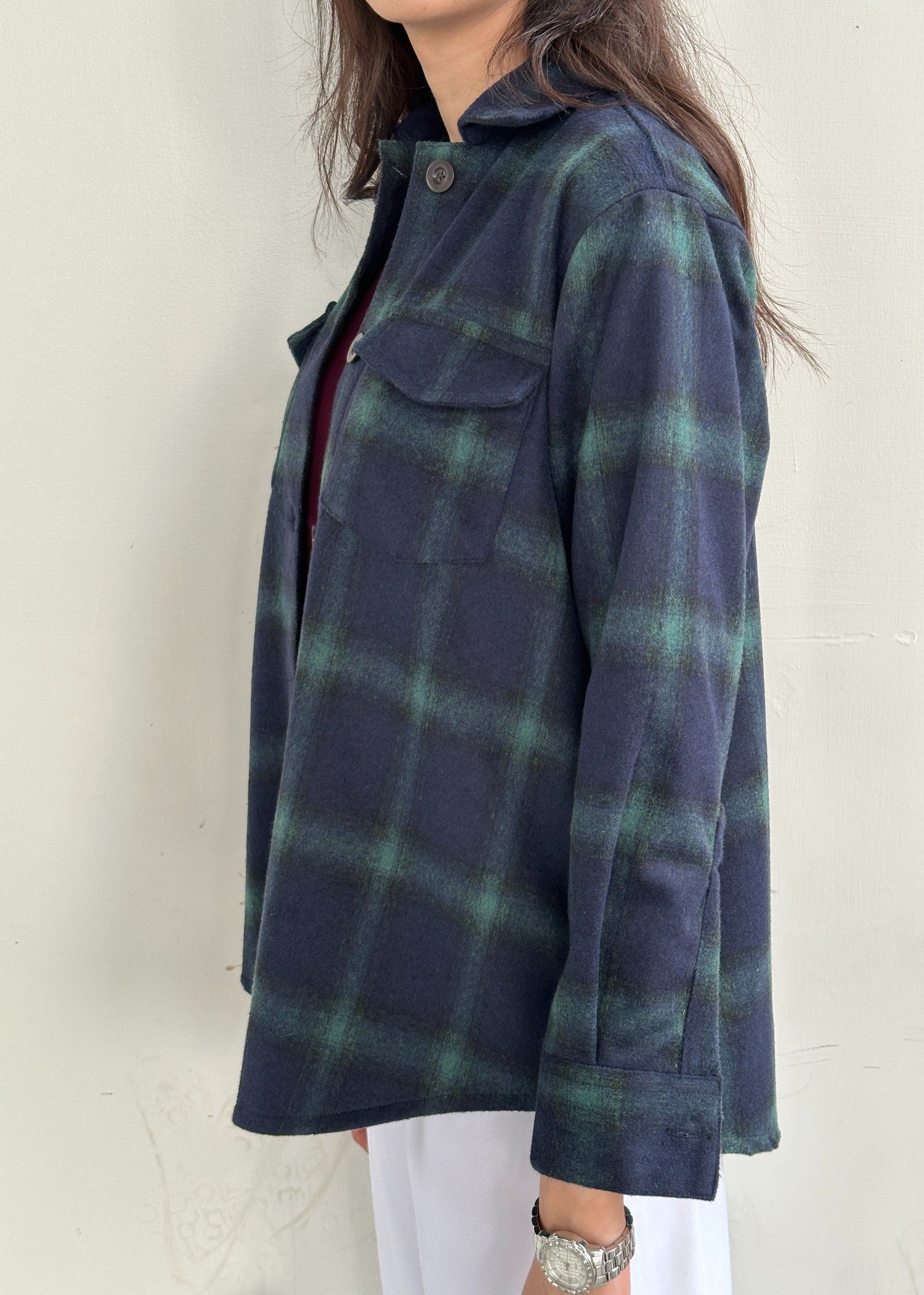 wool Top in Dark blue