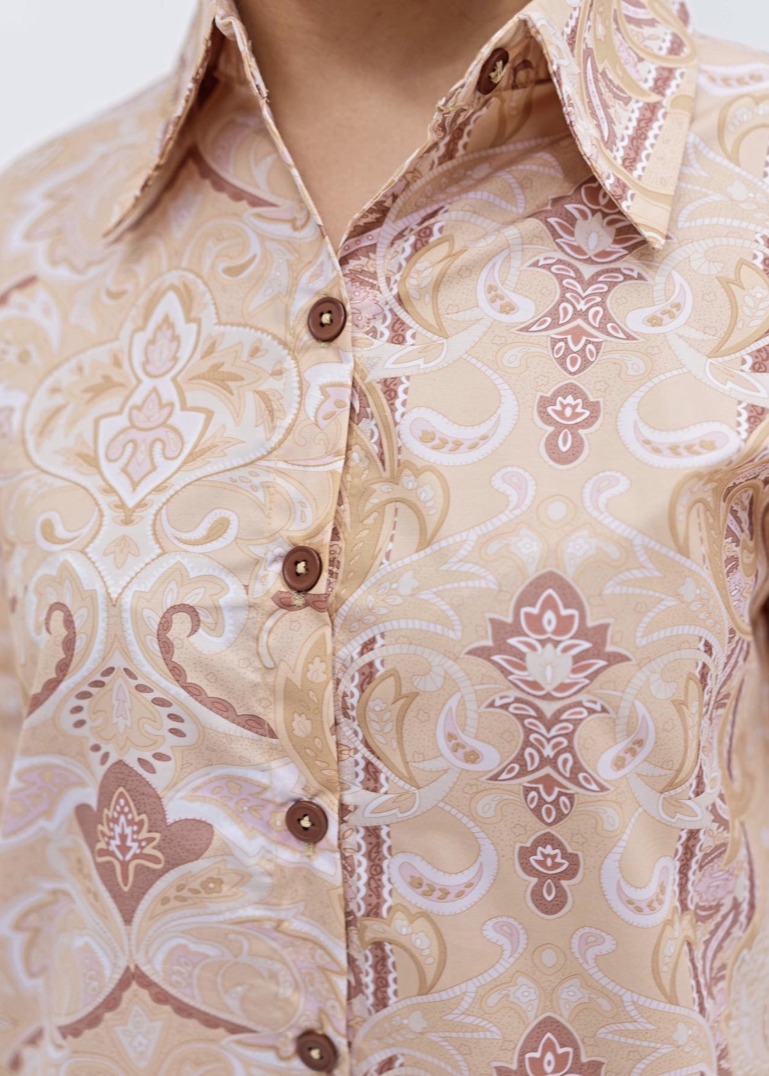 cotton silk Co Ord Sets in Beige
