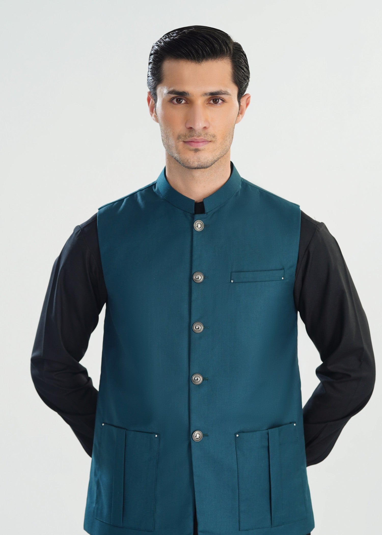 suiting Waistcoat in Teal