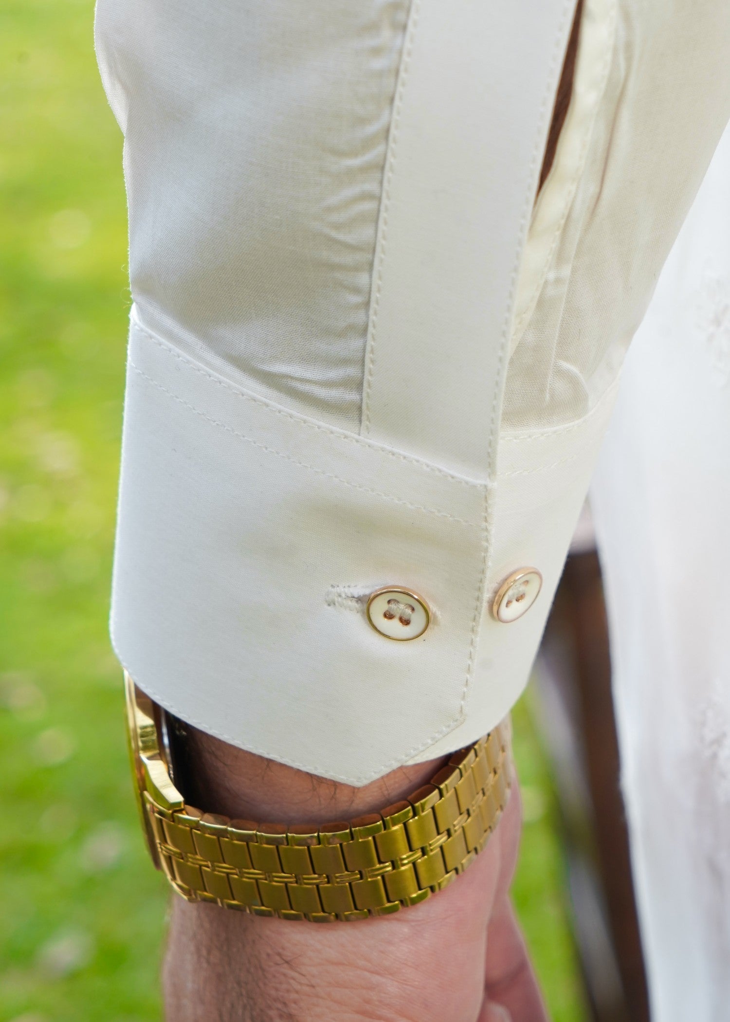 organic cotton Shalwar Kameez in Off-white
