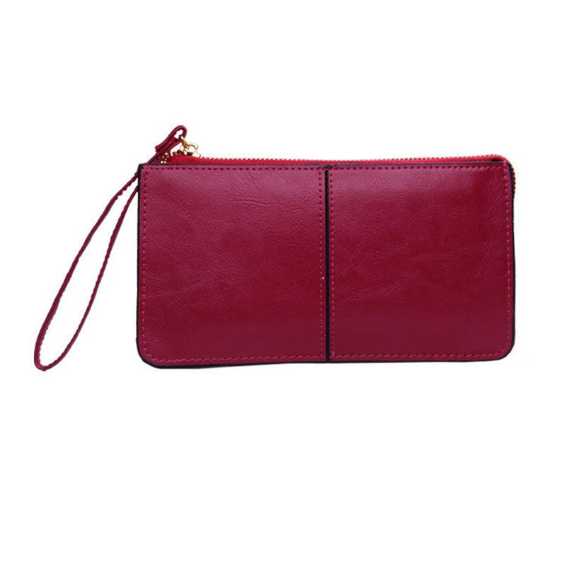 Camila Leather Wristlet