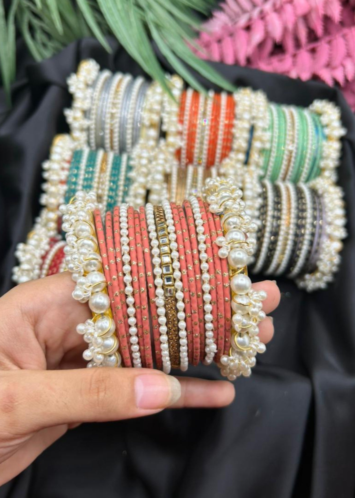 Bangles in Multi Color by - Trendy Women Bangles DXD5557