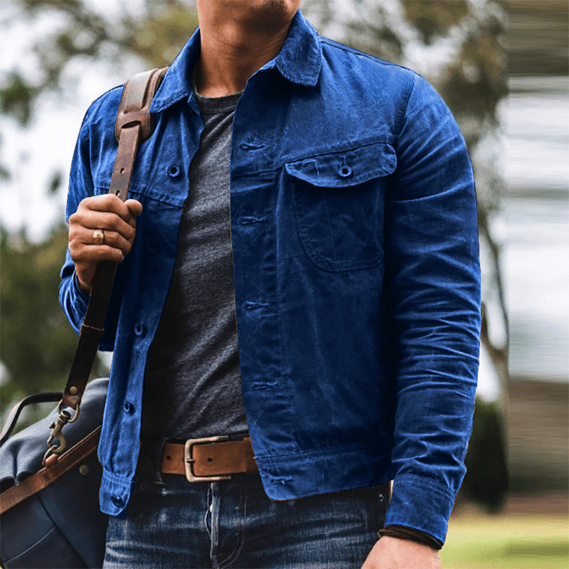 Men's Casual Trend Cardigan Lapel Jacket | Slim Fit Fashion Jacket