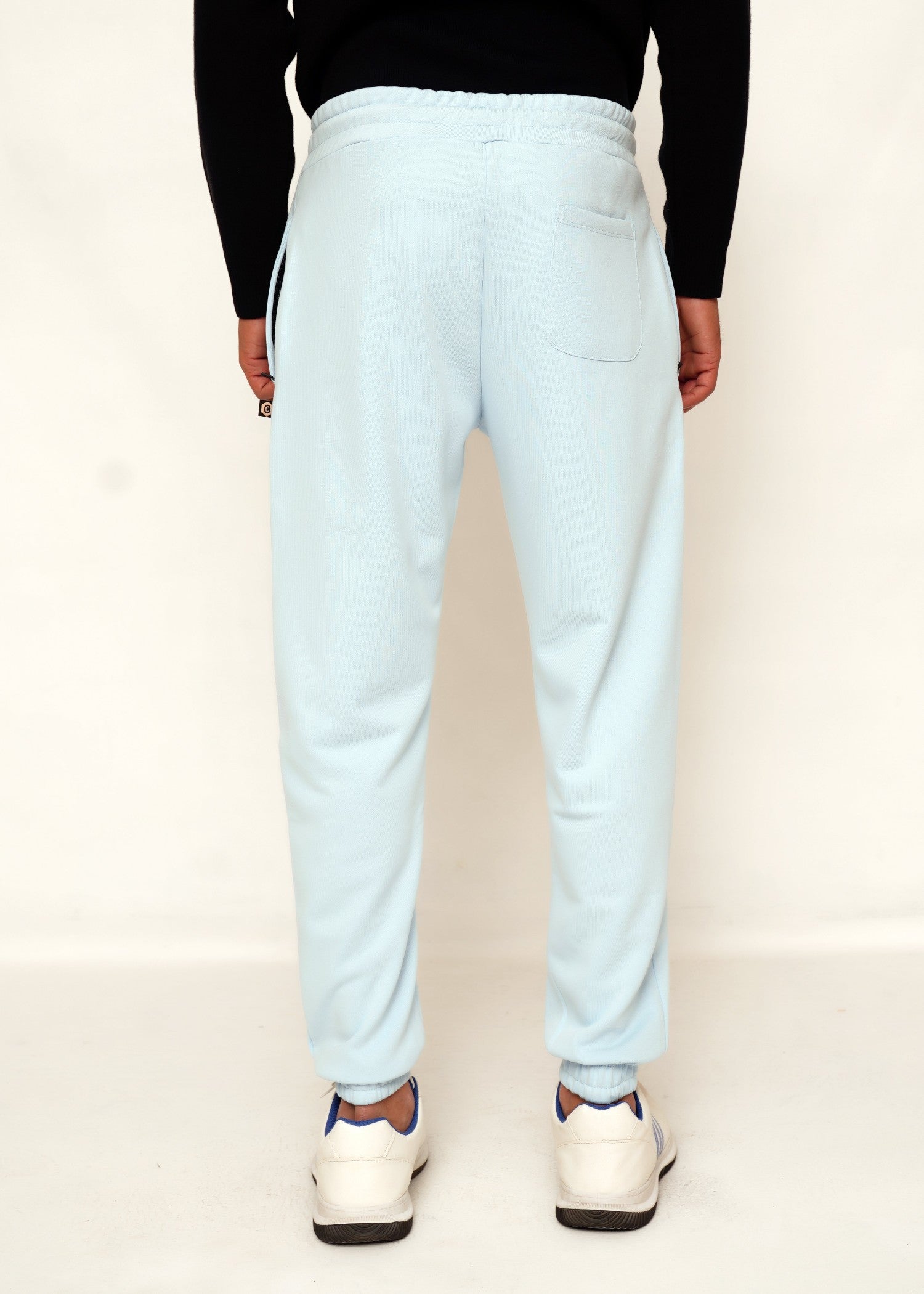 terry Trousers in Light blue