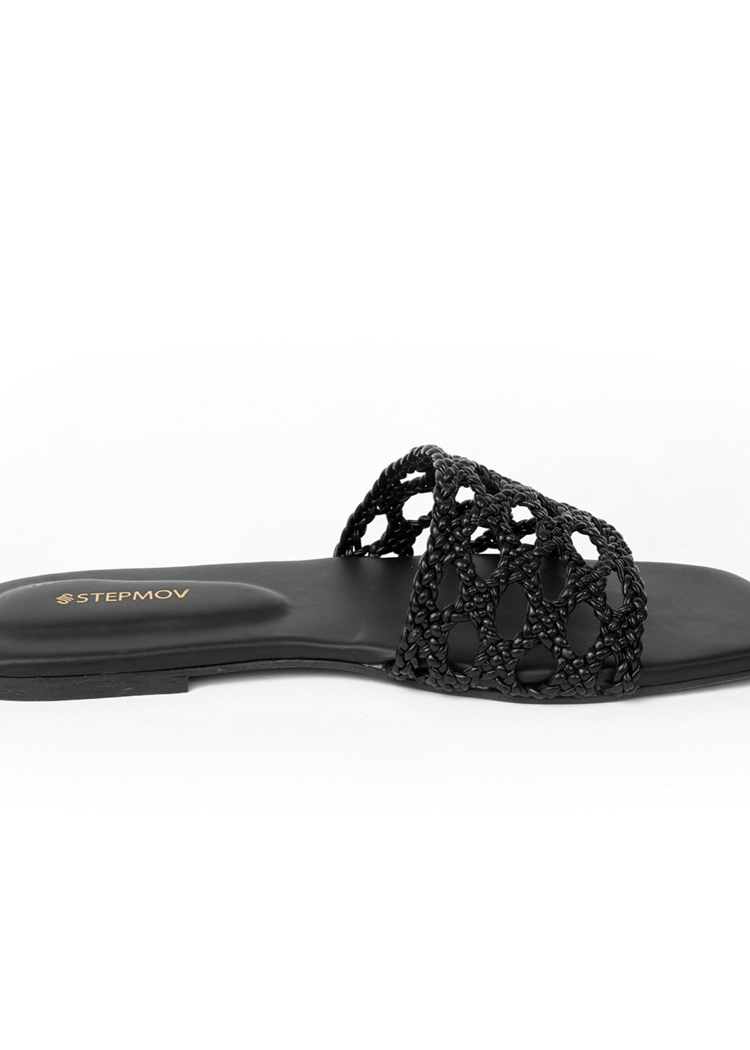Slides in Black by - High Quality Women Slides CIX0727