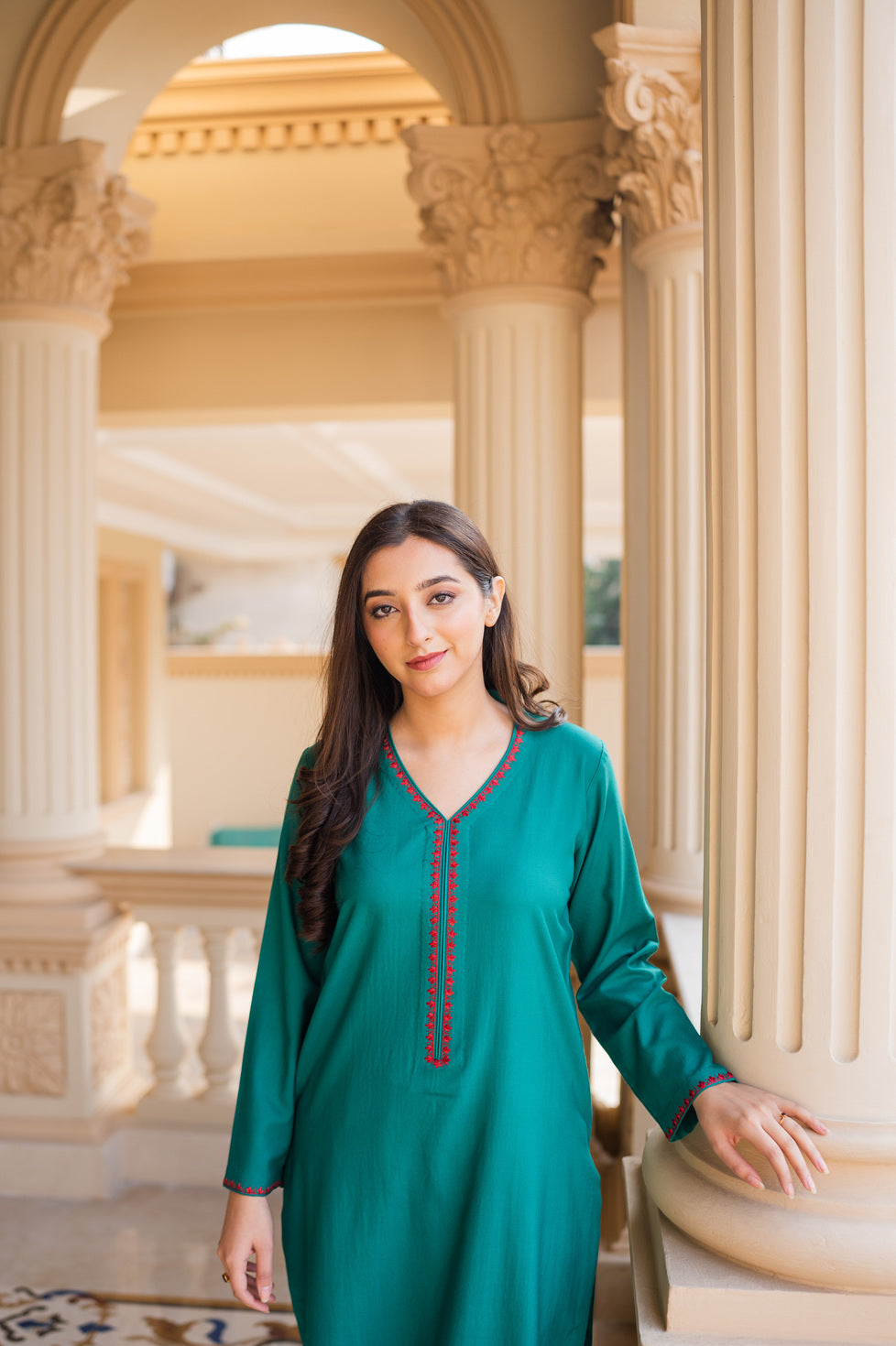 marina Kurta Set in Green