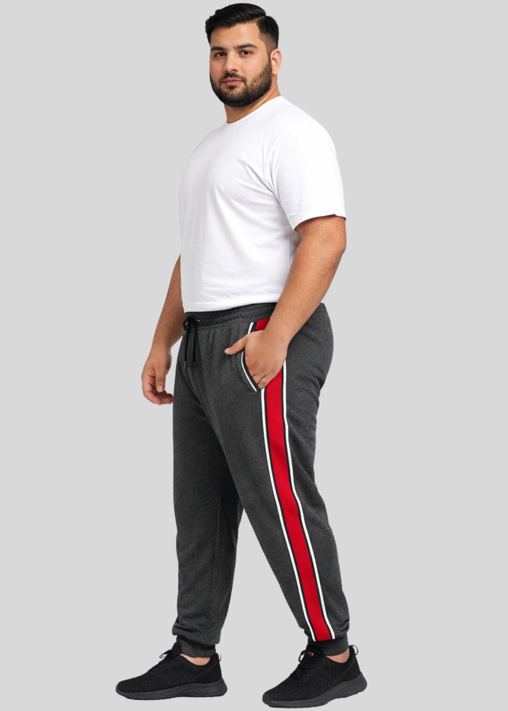 interlock knit Trousers in Multi