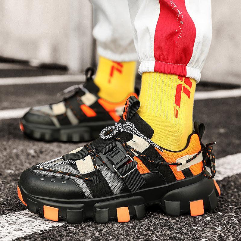 Fashionable thick men's casual daddy shoes