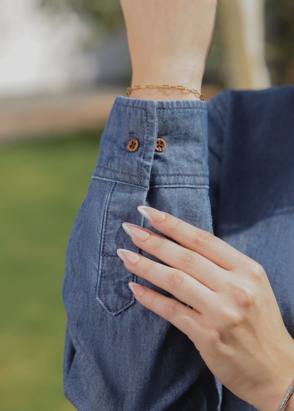 denim Kurti in Dark blue