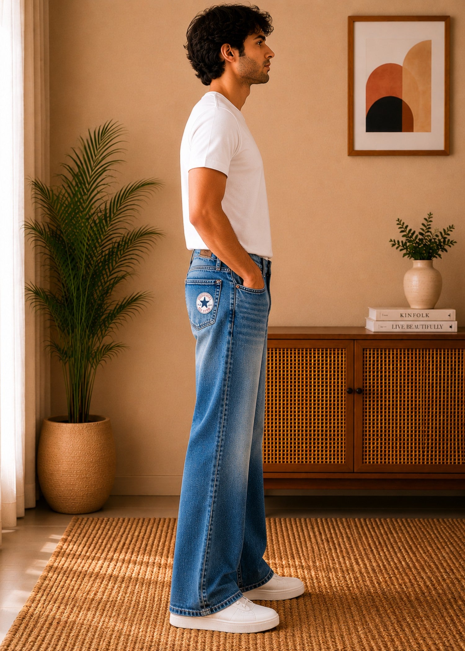 denim Jeans in Sapphire blue