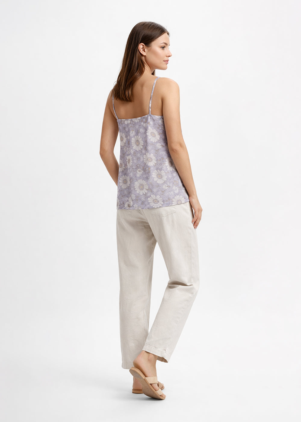 cotton Blouse in Mauve