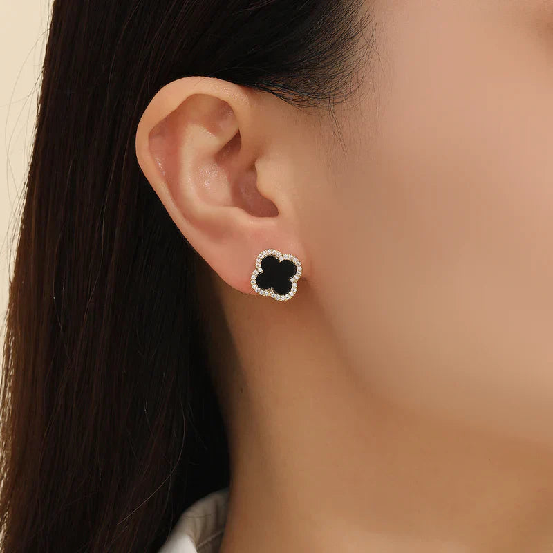 Studs in Black, gold, white Color by - Trendy Women Studs CBV2623
