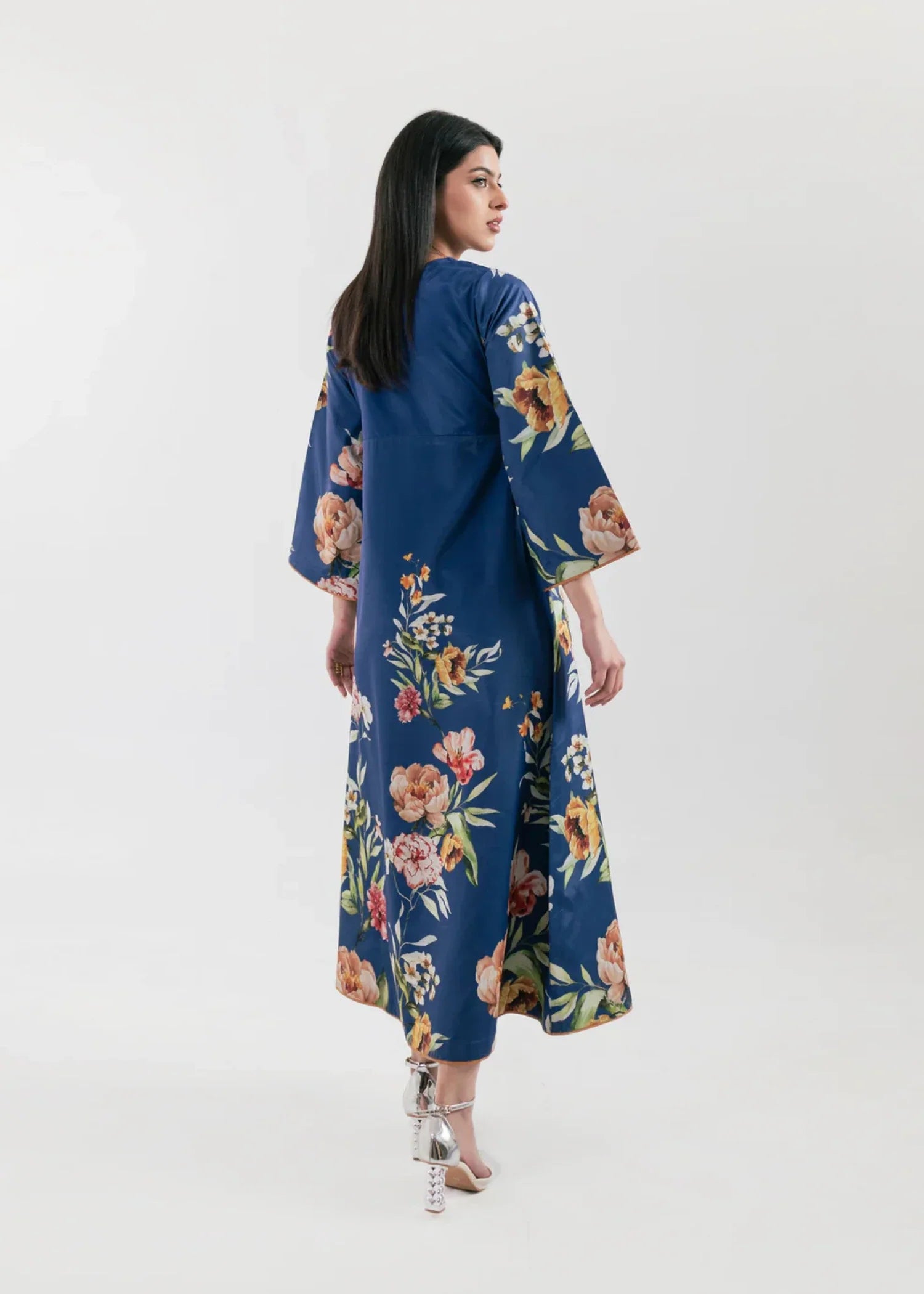 poly lawn Maxi in Sapphire blue
