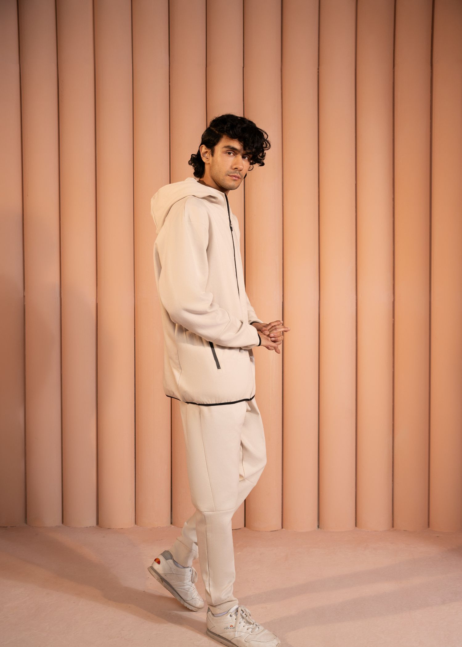 fleece Trousers in Cream