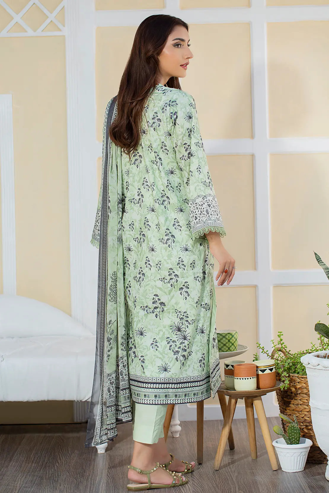 cambric Unstitched in Sea green