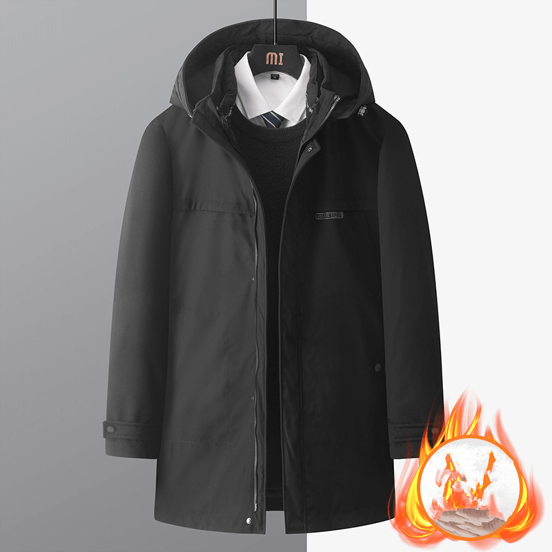 Men'S Cotton Middle-Aged Father Winter Thickened Jacket