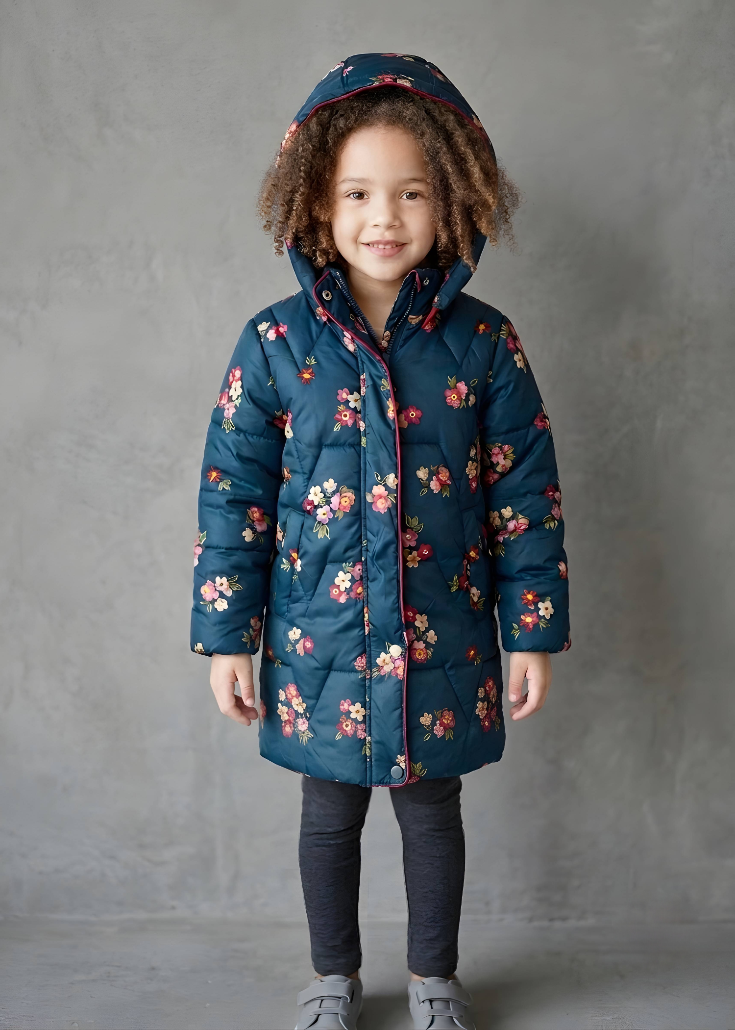 polyester Jacket in Teal