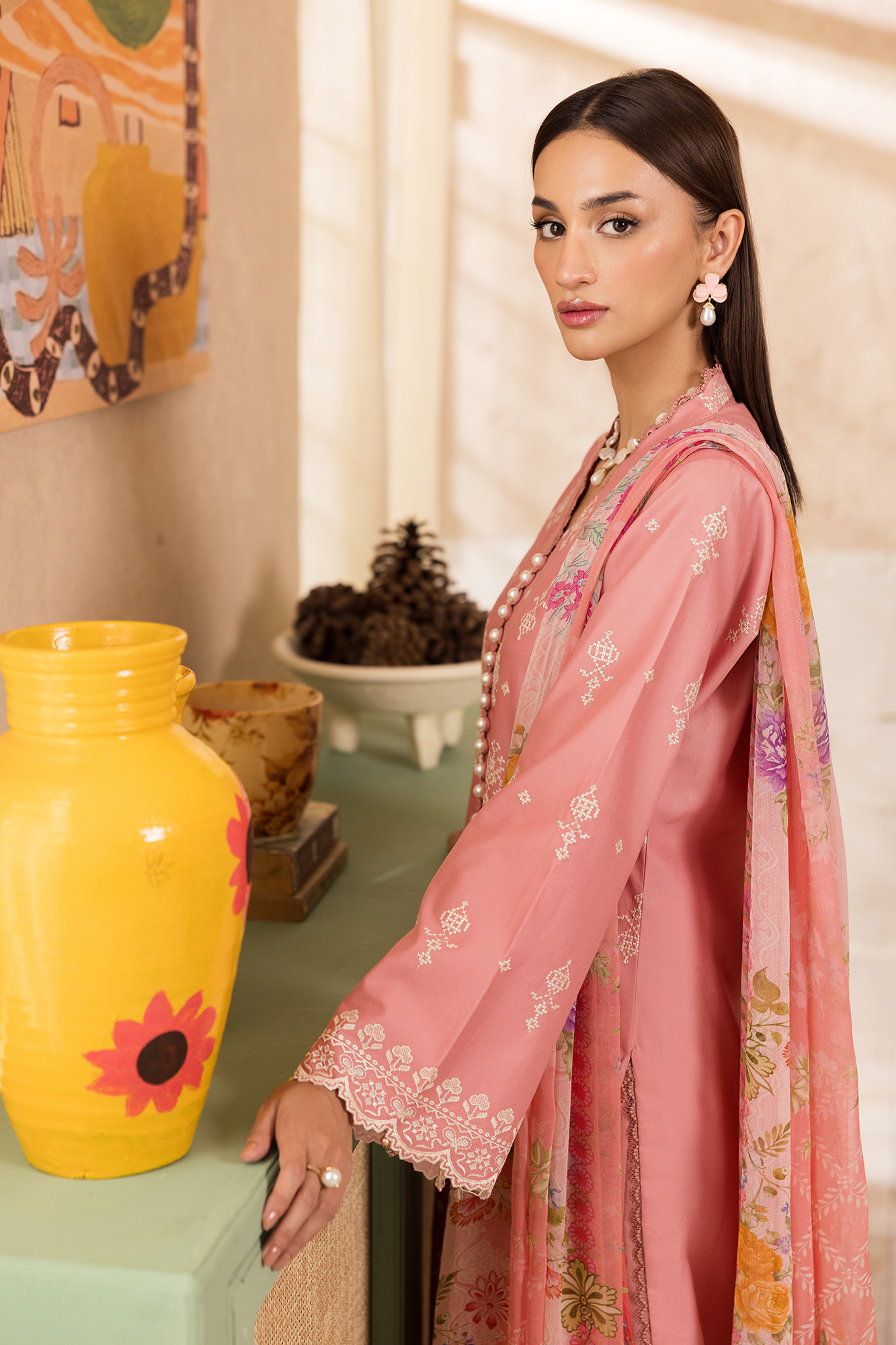 Nissa Chikankari Lawn – N-06