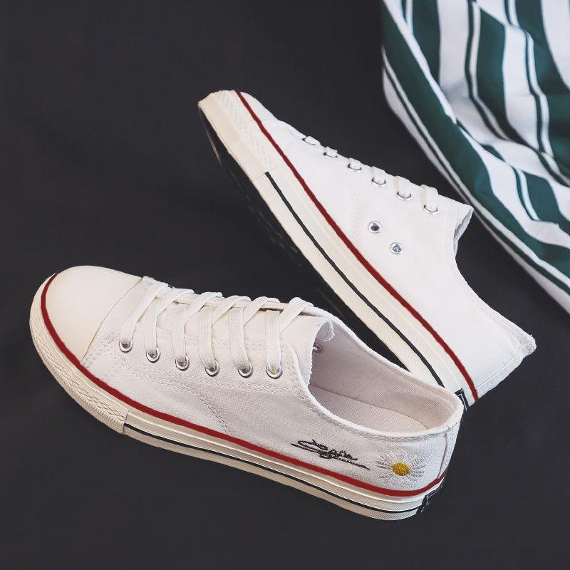 Canvas Shoes Men's Korean Style Trend All-Match Casual Shoes Men's Summer Breathable Shoes