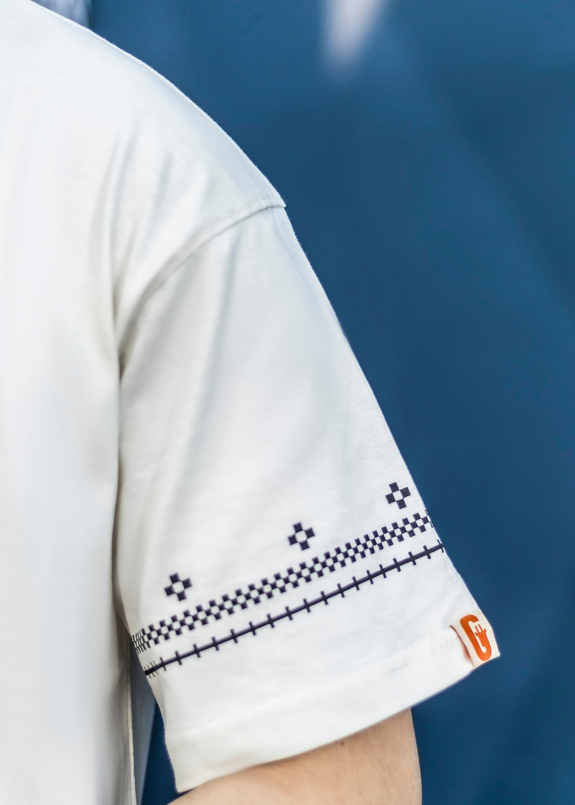 cotton T Shirt in Off-white