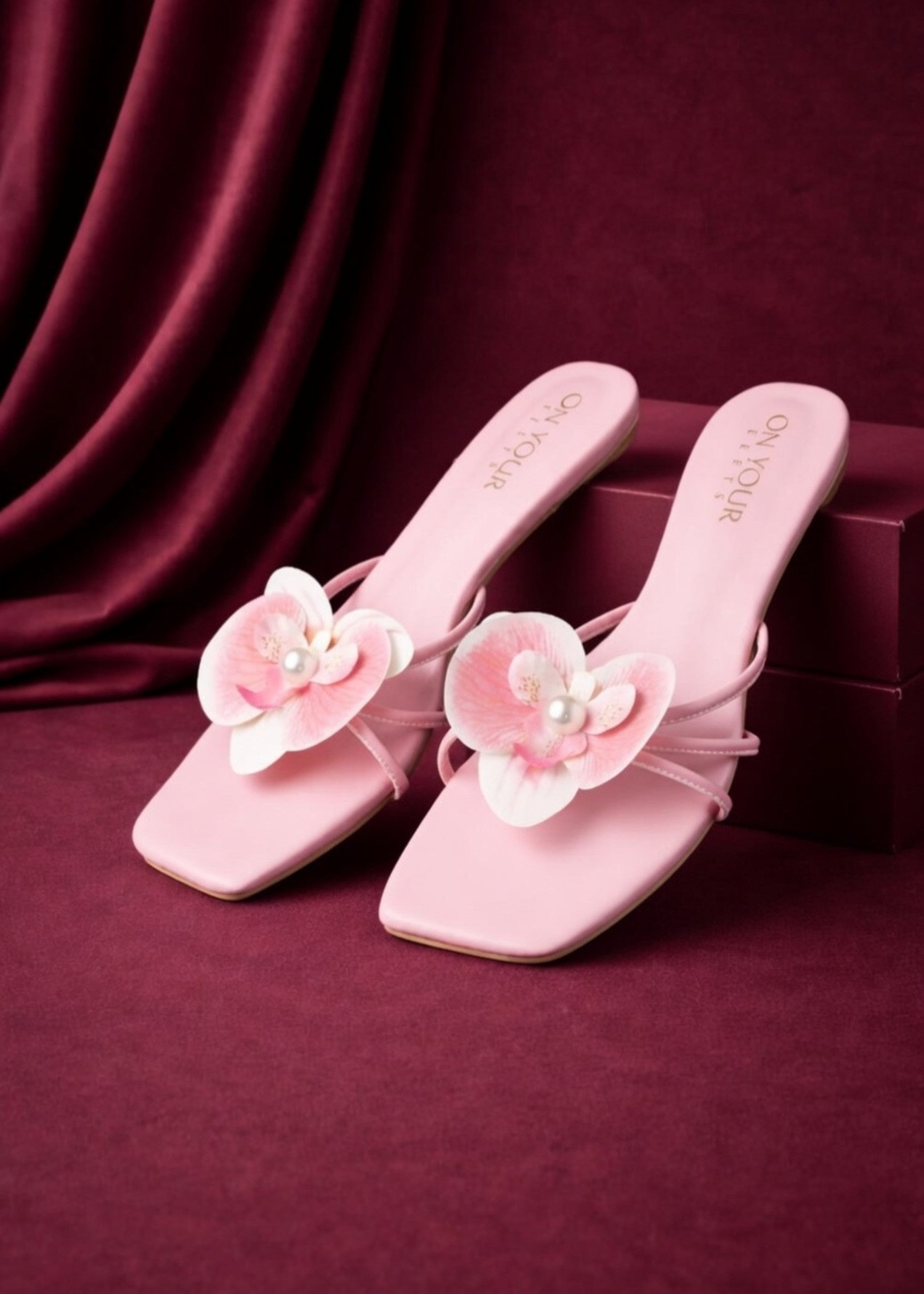 Slides in Lavender blush by - High Quality Women Slides JXJ9621