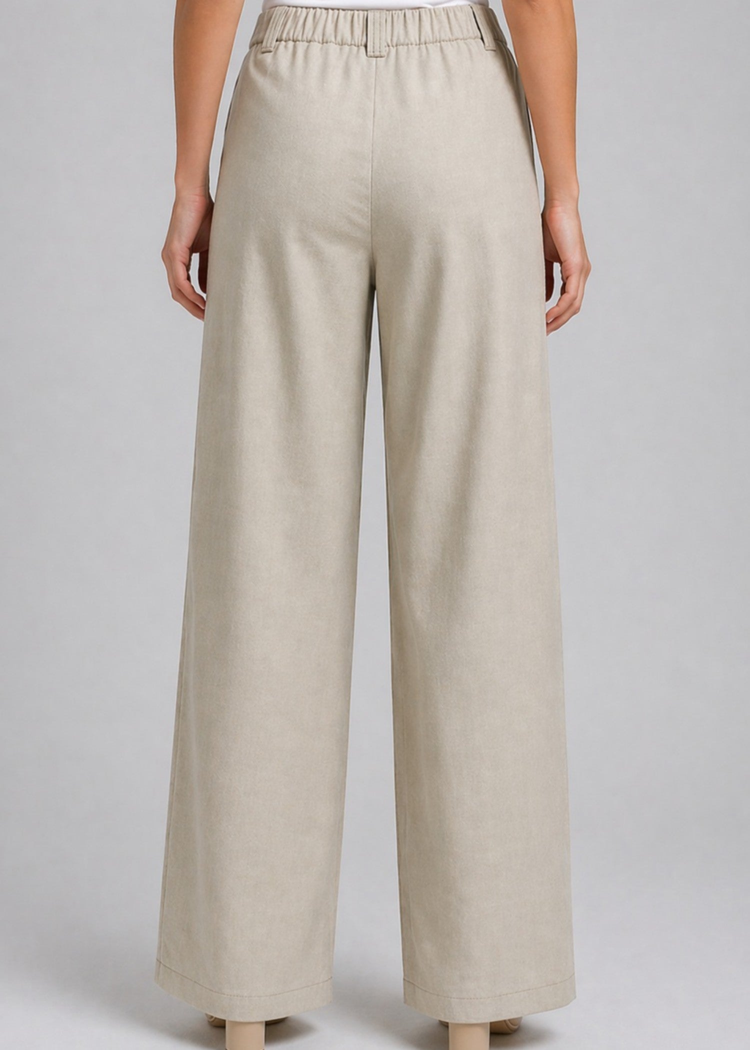 khaddar Pants in Beige