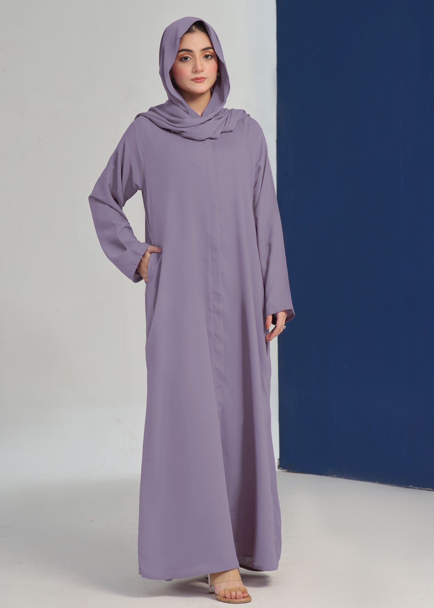 georgette Abaya in Lavender