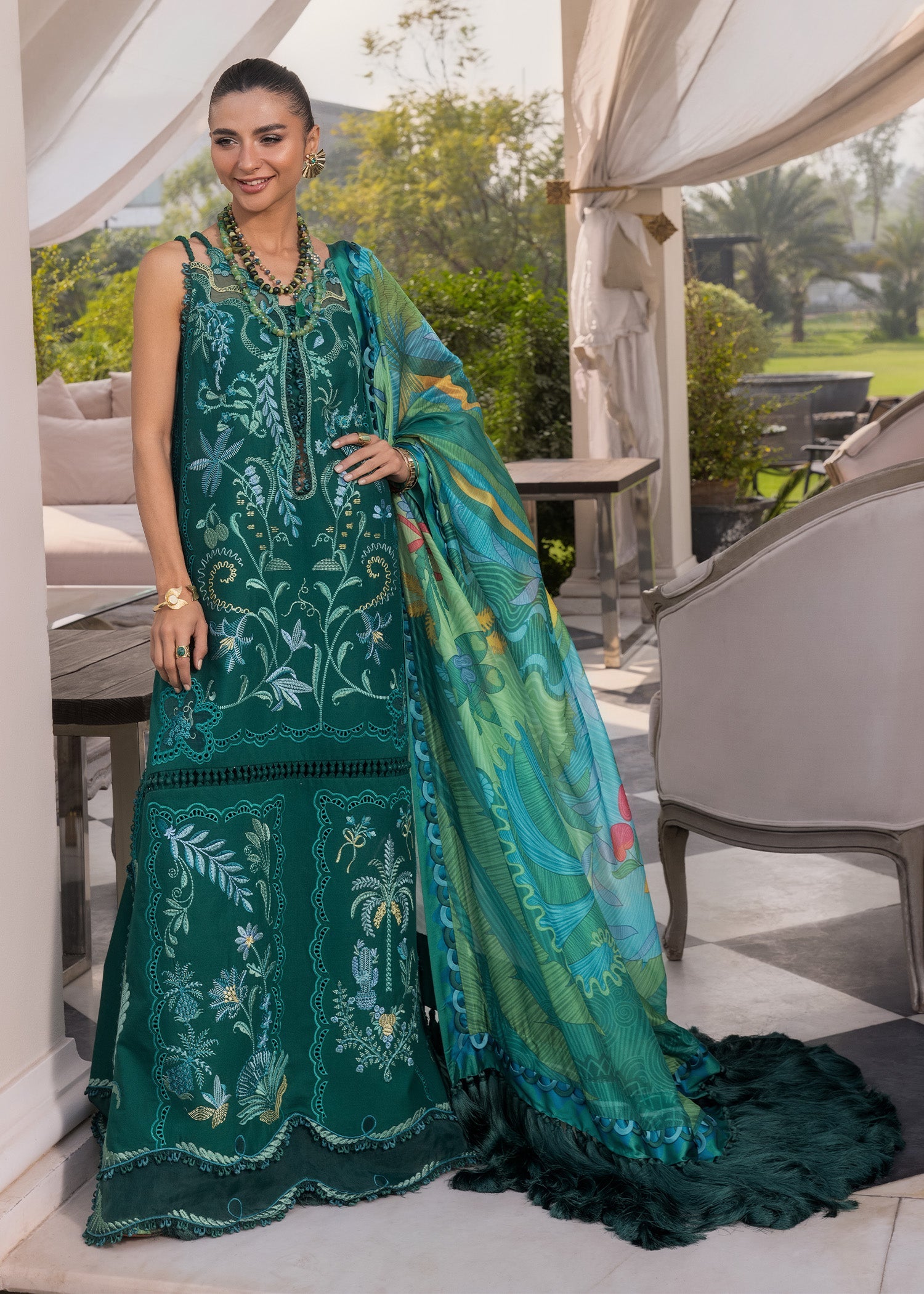 Flow Luxury Lawn – BEAUTY IN BLOOM - D3B